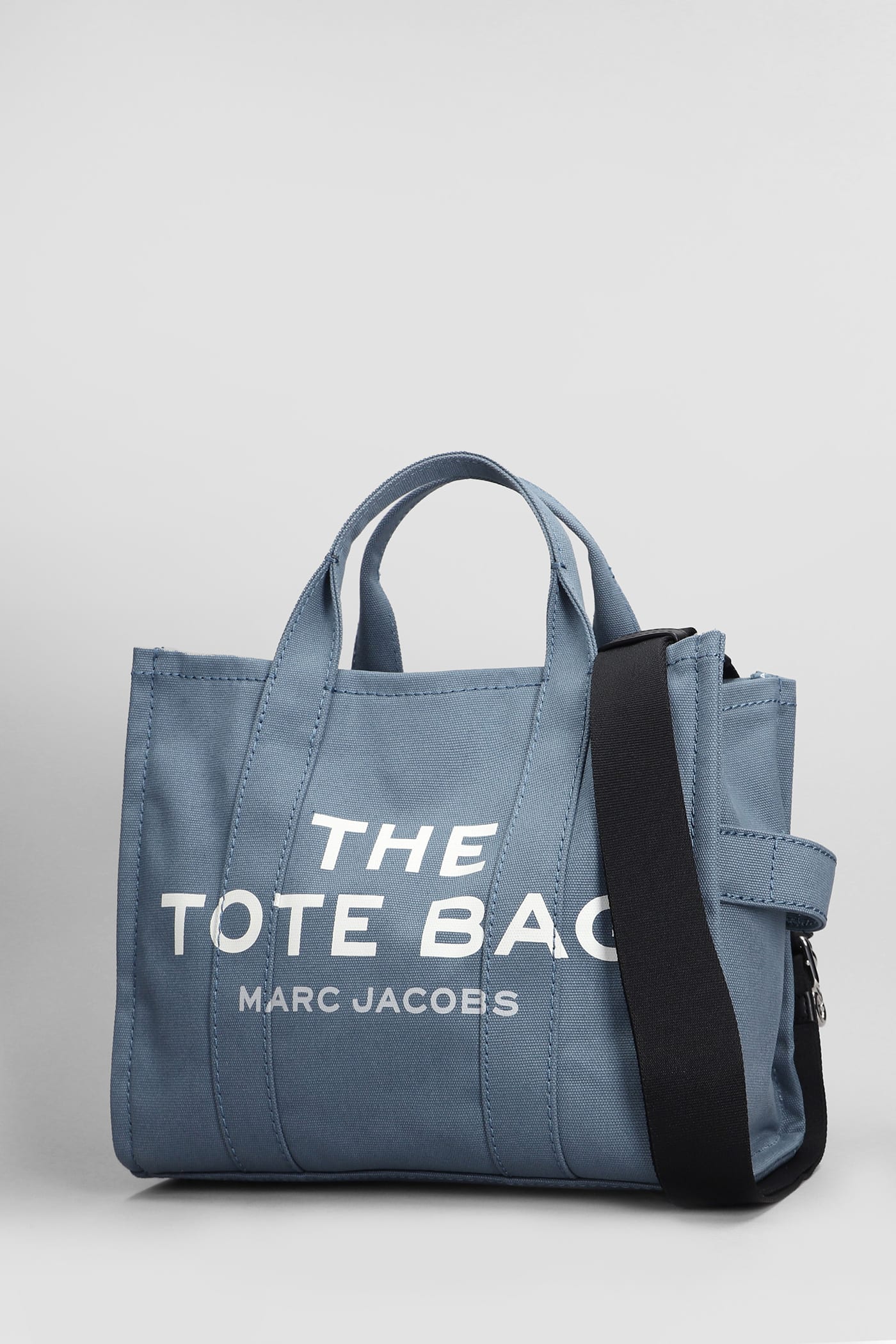 MARC JACOBS THE MEDIUM TOTE TOTE IN BLUE COTTON 