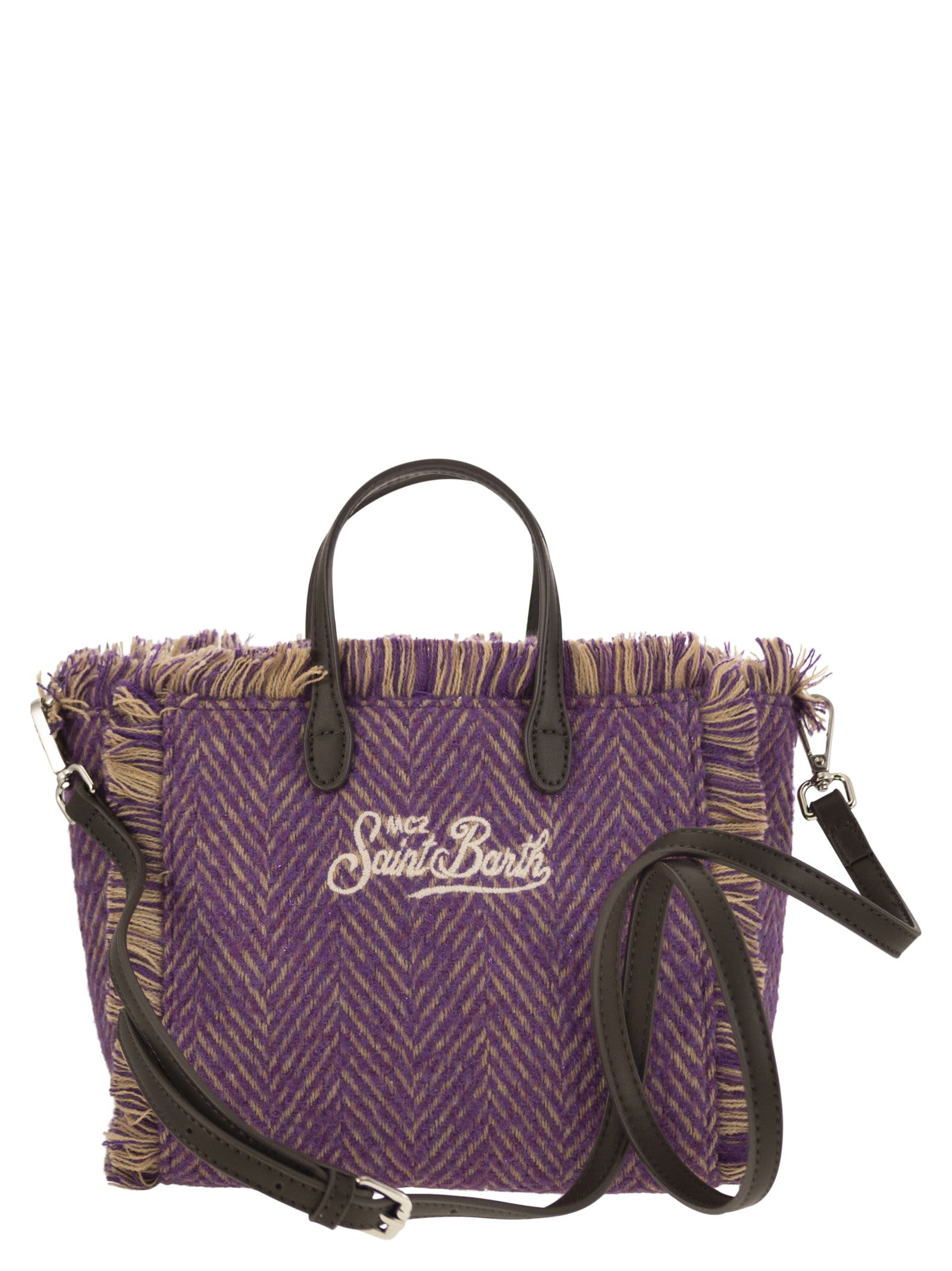 MC2 SAINT BARTH MINI VANITY BAG WITH BANGS AND EMBROIDERED LOGO