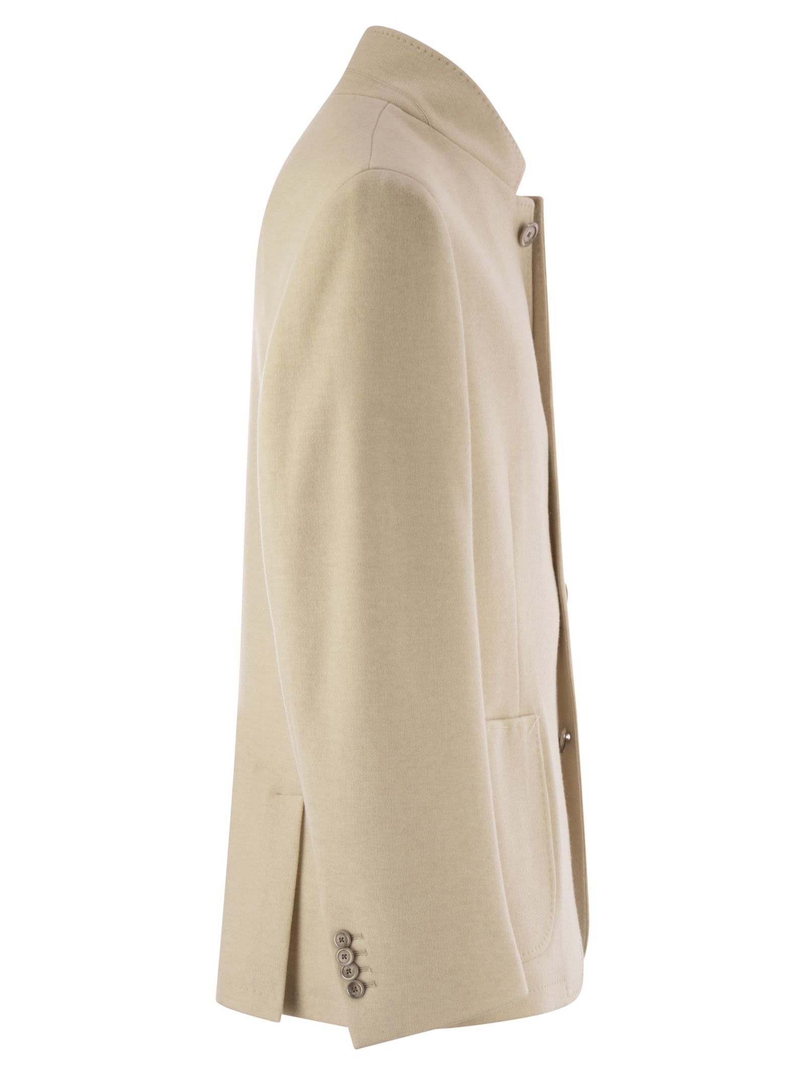 Fedeli Damon - Double Flanel Cashmere Blazer In Multi