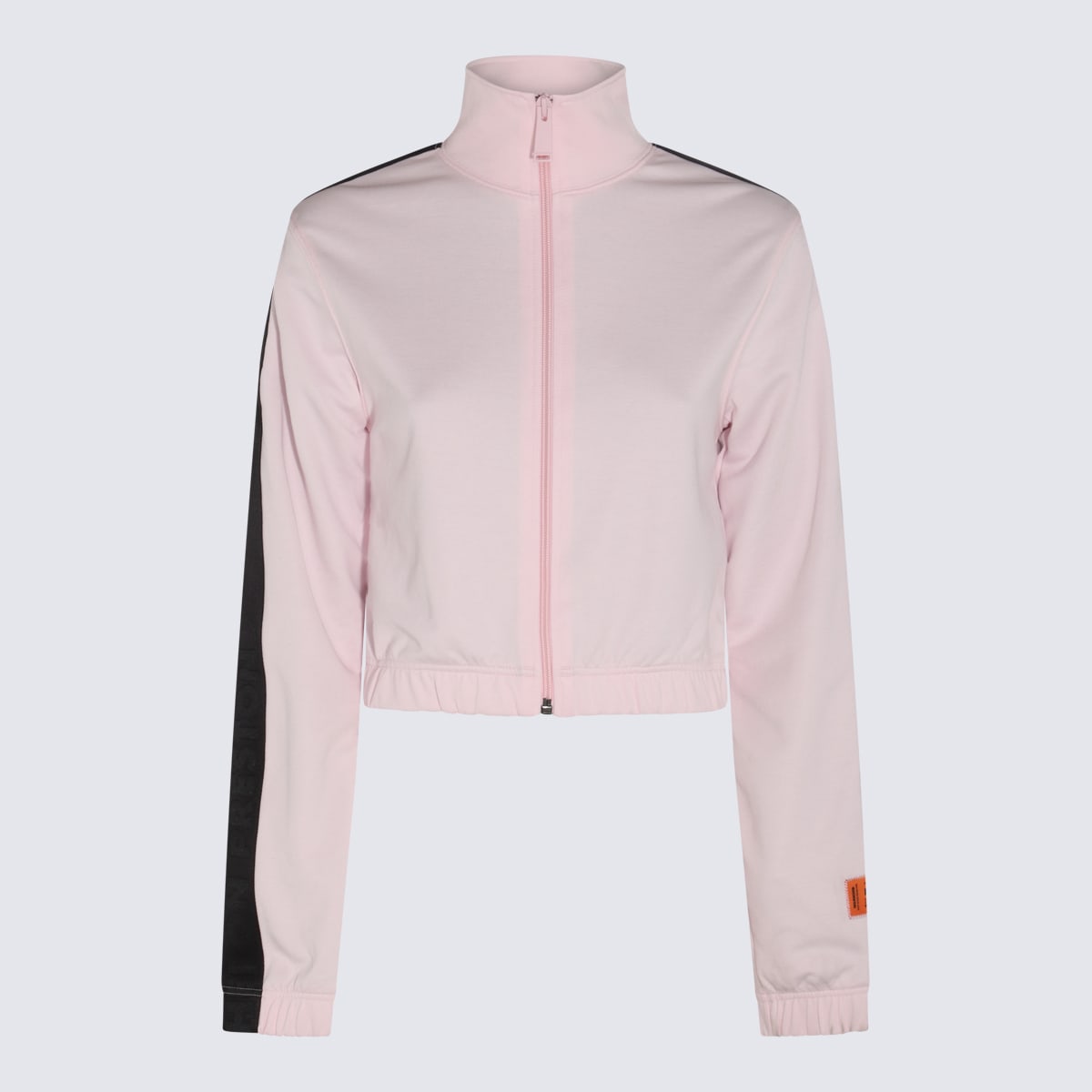 Shop Heron Preston Pink Cotton And Nylon Blend Sweatshirt