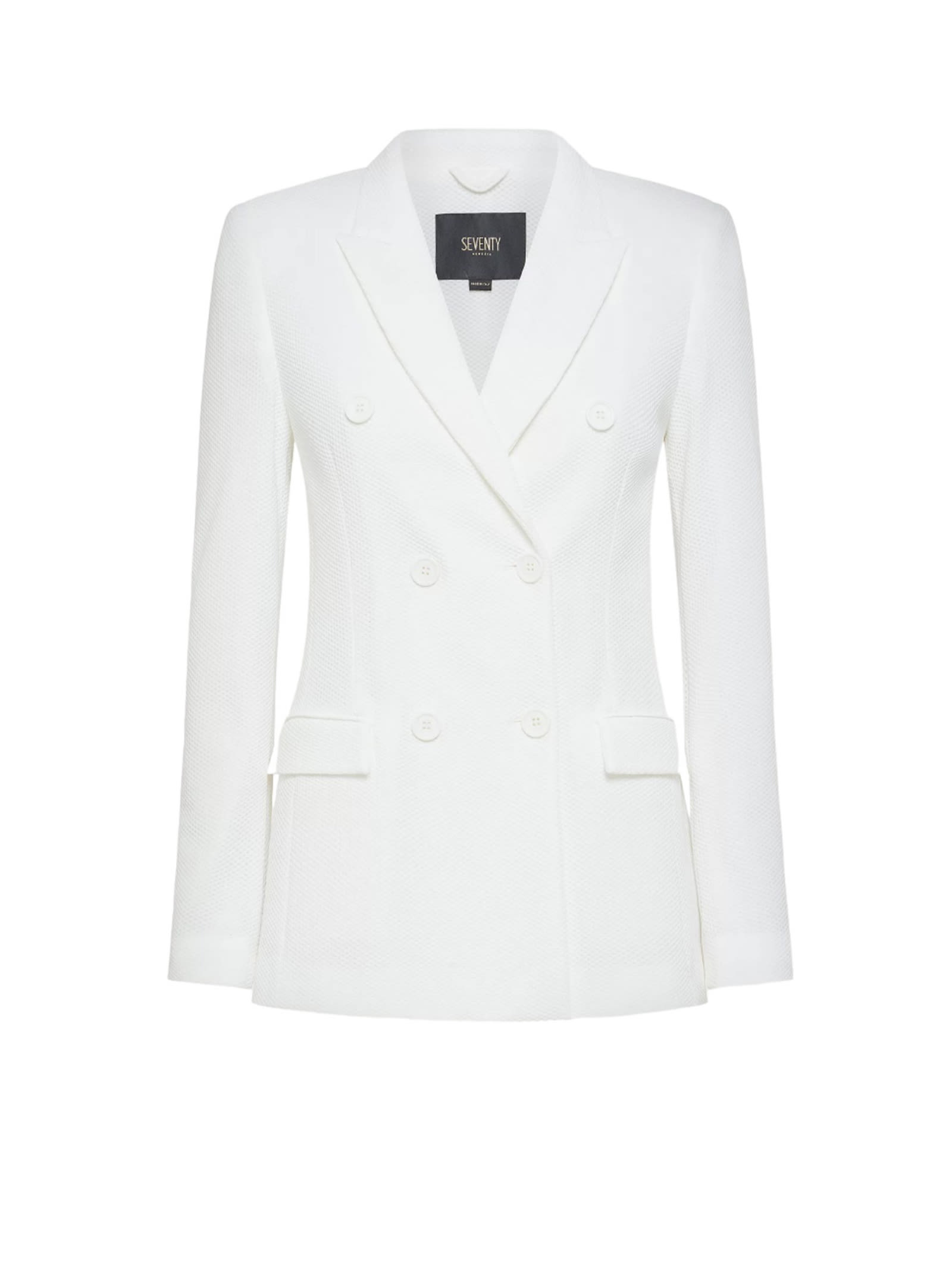 Shop Seventy Jacket In Bianco