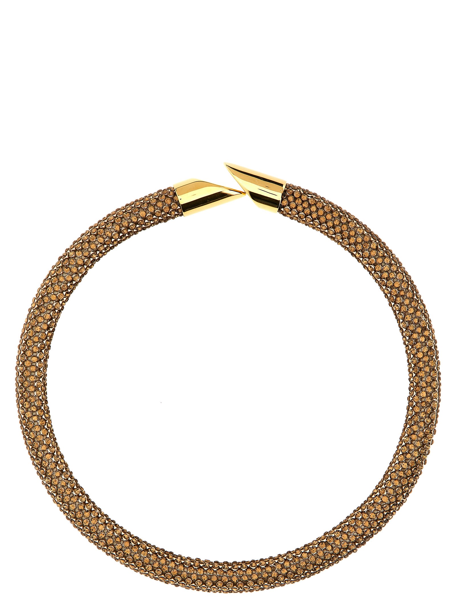 Shop Rabanne Gold Pixel Necklace