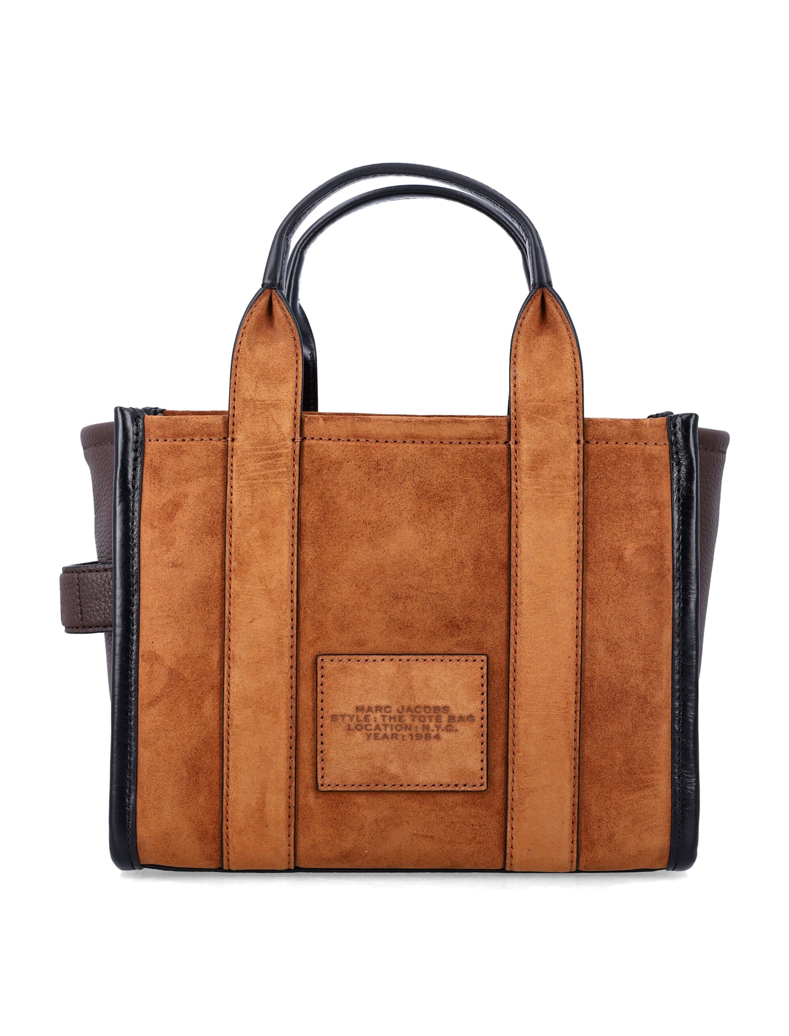 Marc Jacobs The Suede Small Tote Bag In Brown