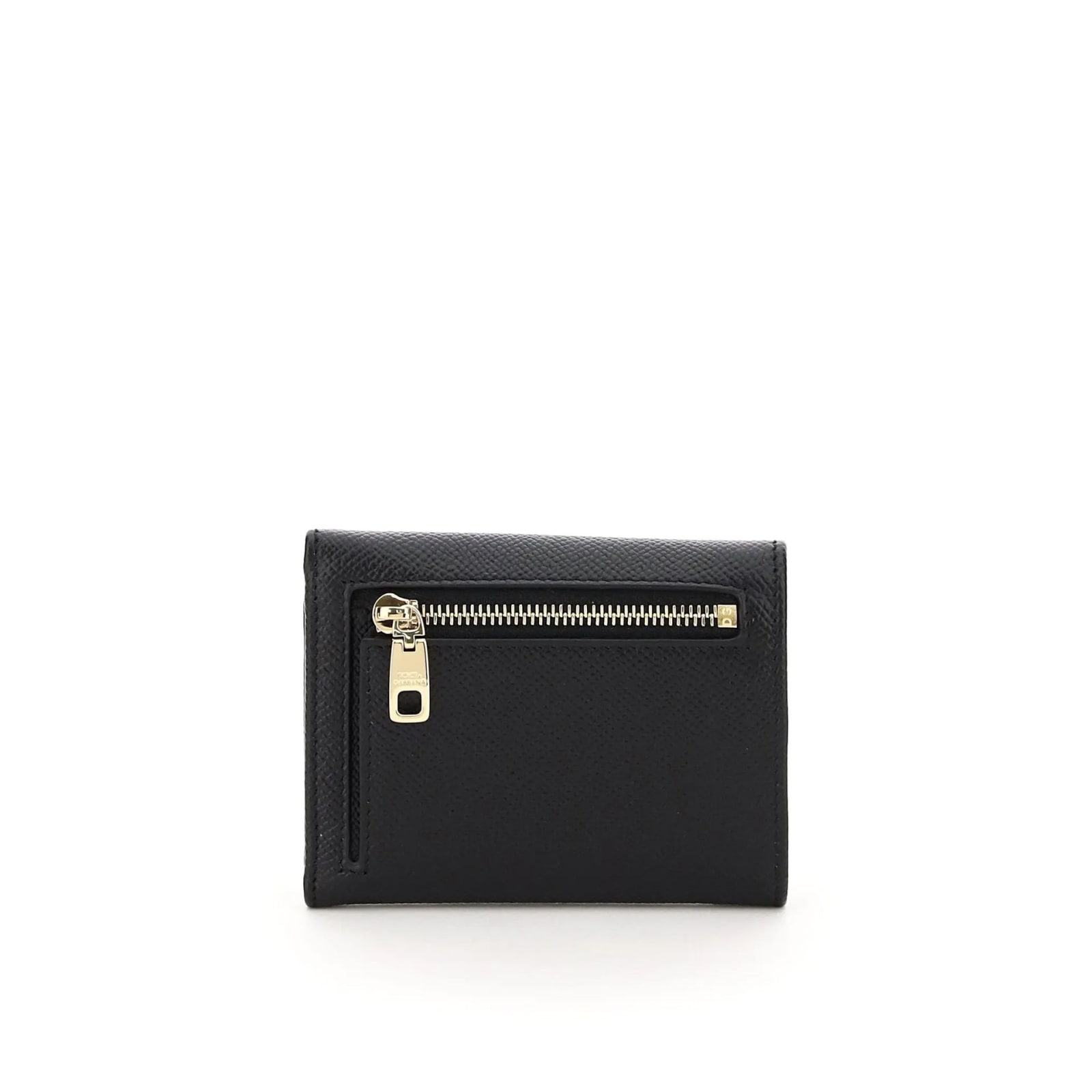 Shop Dolce & Gabbana Leather Wallet In Black