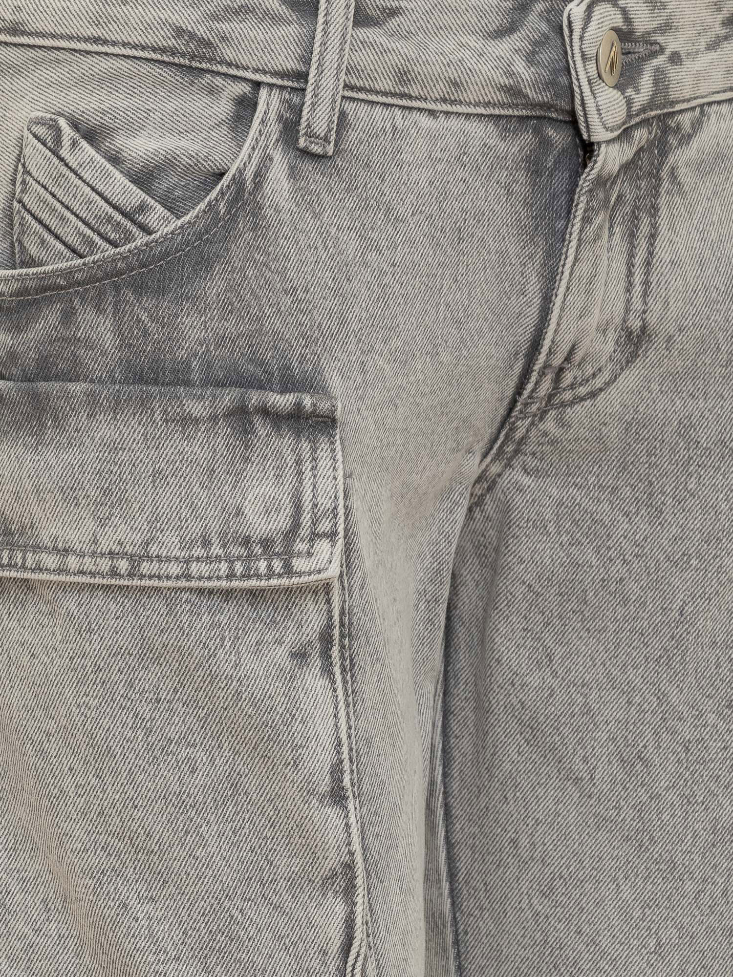Shop Attico Esse Trouser In Light Grey