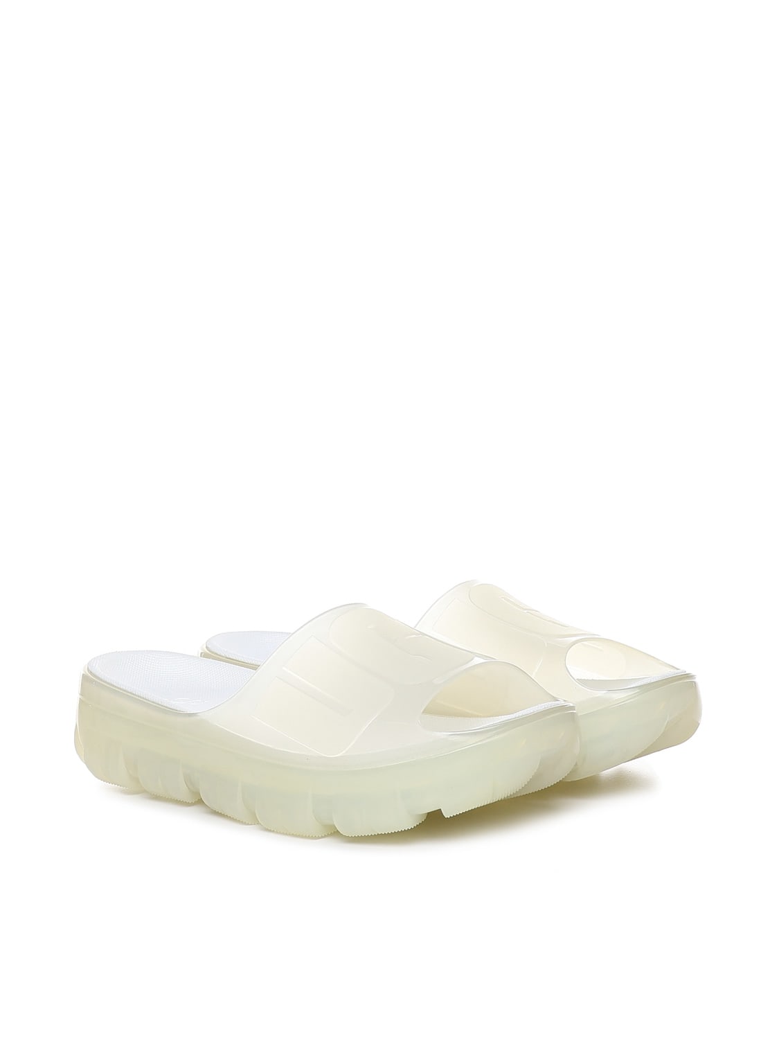 Shop Ugg Slide Sandals In Clear