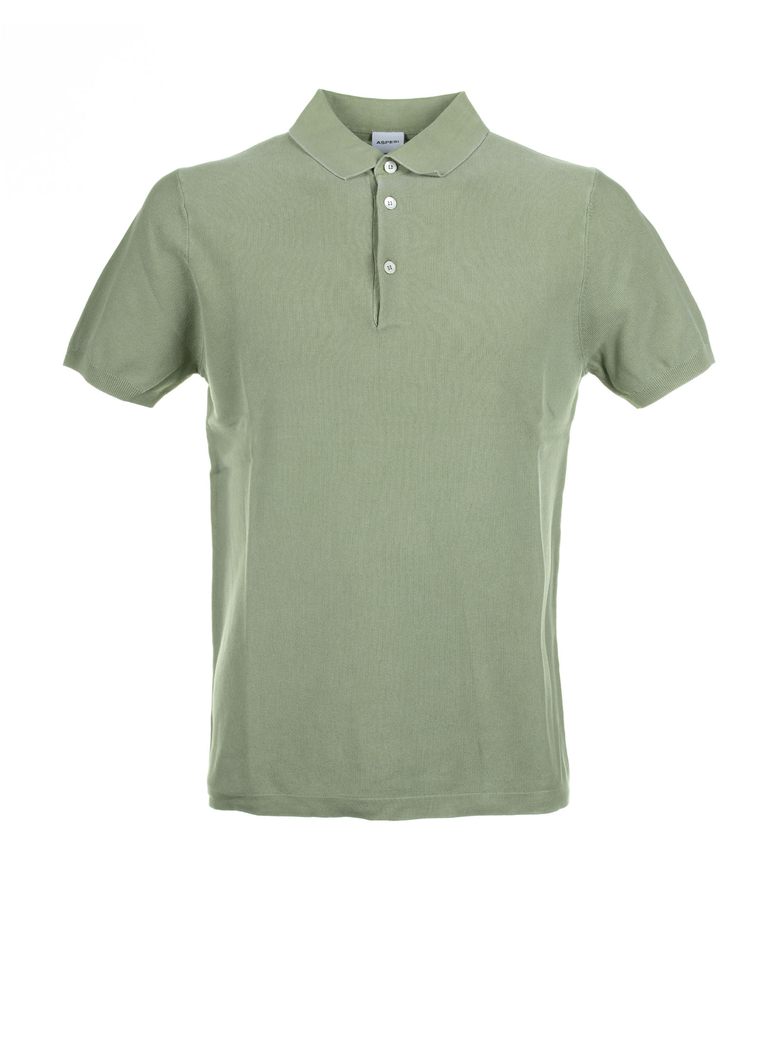 Green Short-sleeved Polo Shirt