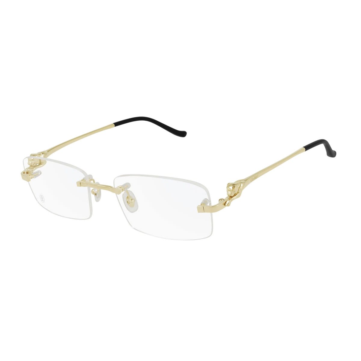 Shop Cartier Ct0281o 001 Glasses In Oro