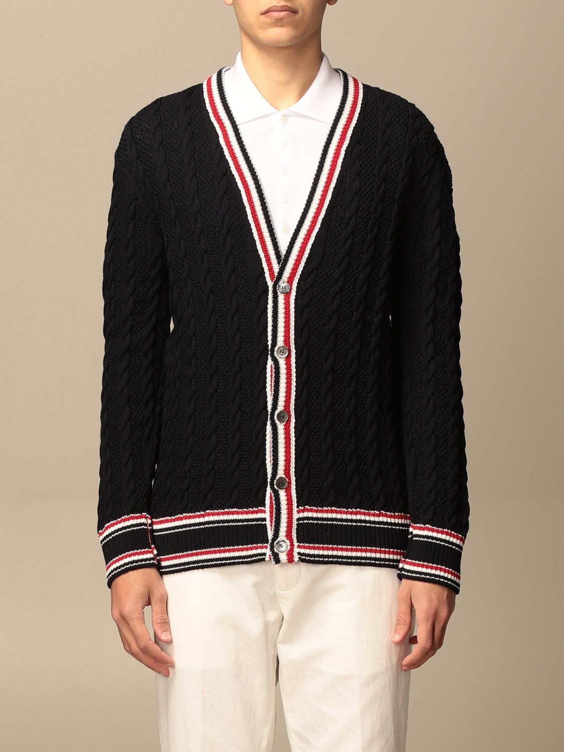 Thom Browne Cardigan Sweater Men Thom Browne