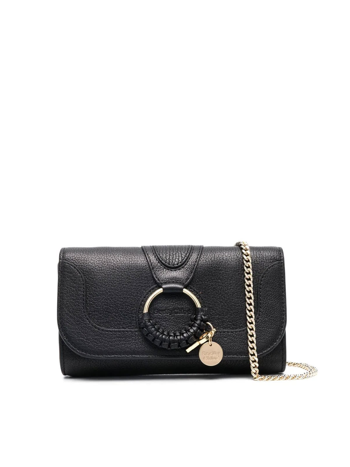 See By Chloé Hana Sbc Crossbody Clutch In Black