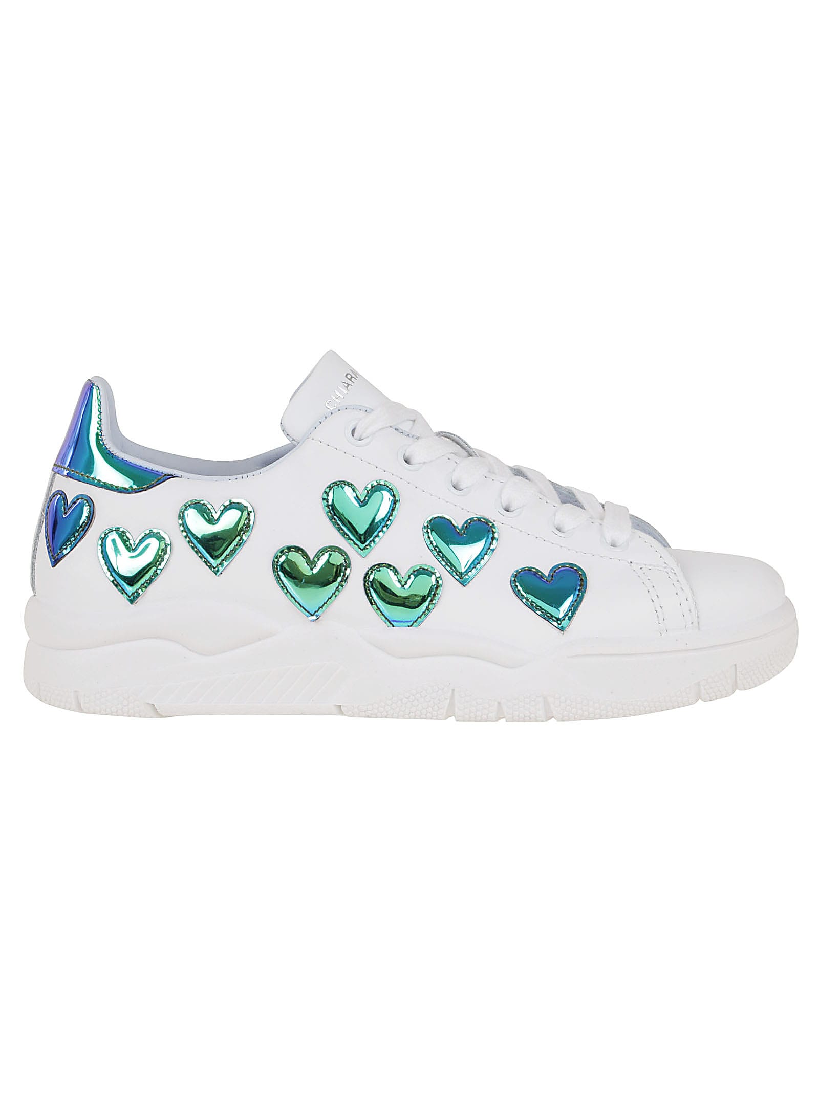 Chiara Ferragni Sneakers Blue Hearts