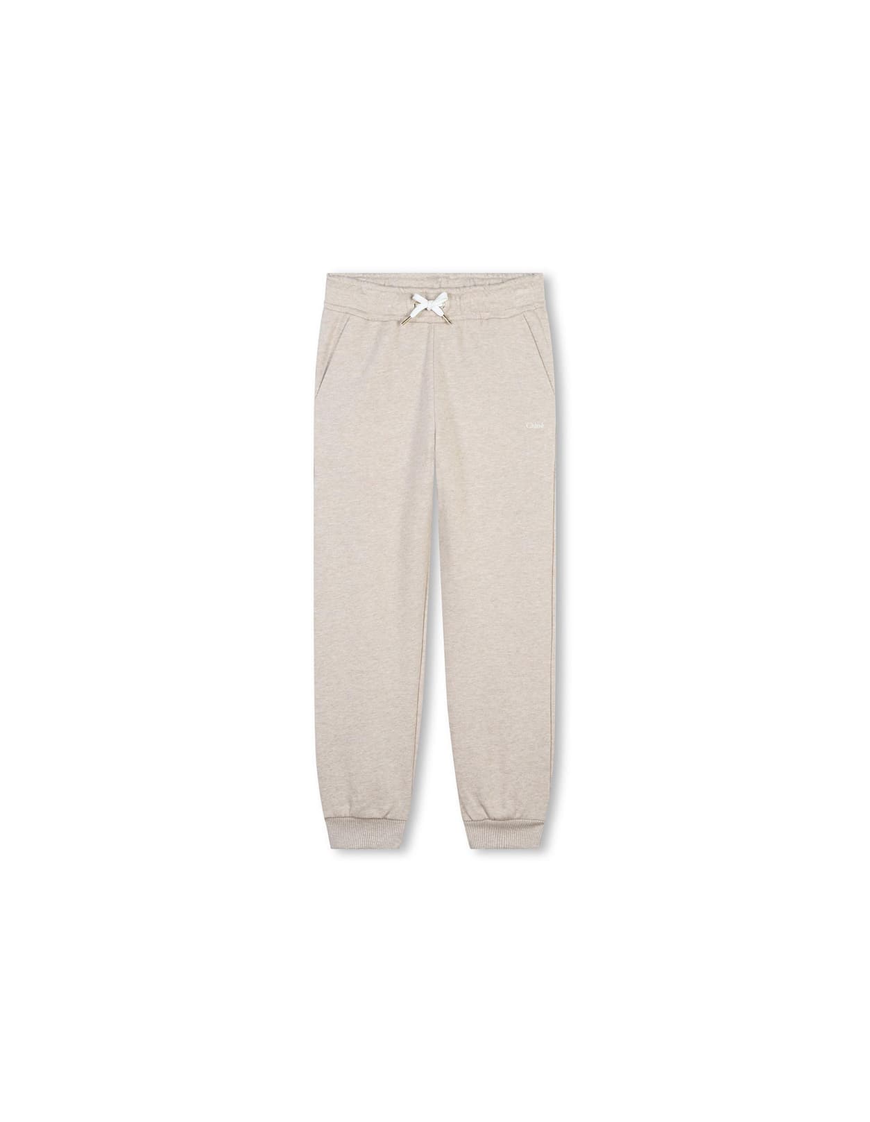 CHLOÉ BEIGE MARL JOGGERS 