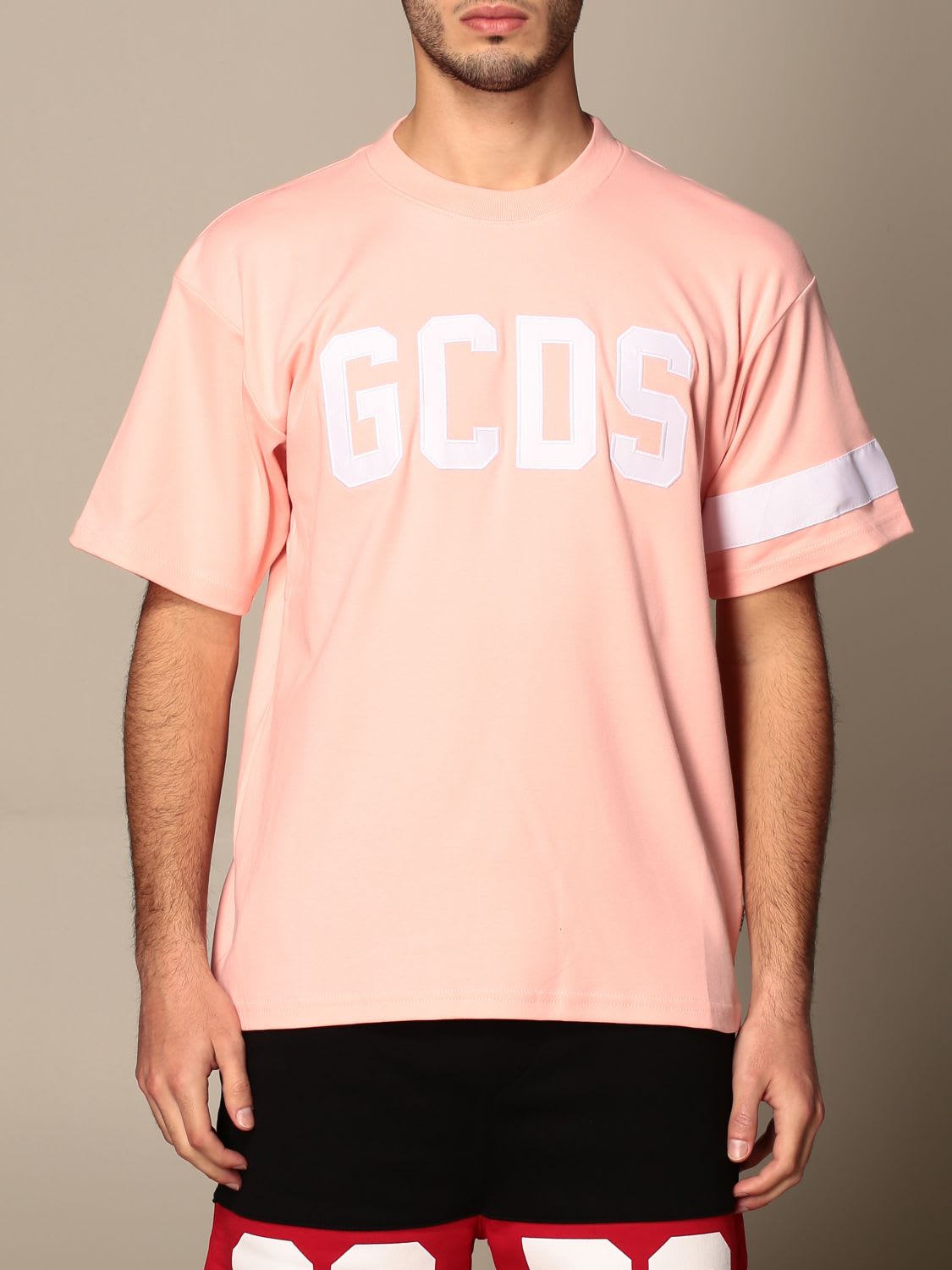 Gcds T-shirt Gcds Cotton T-shirt With Big Logo