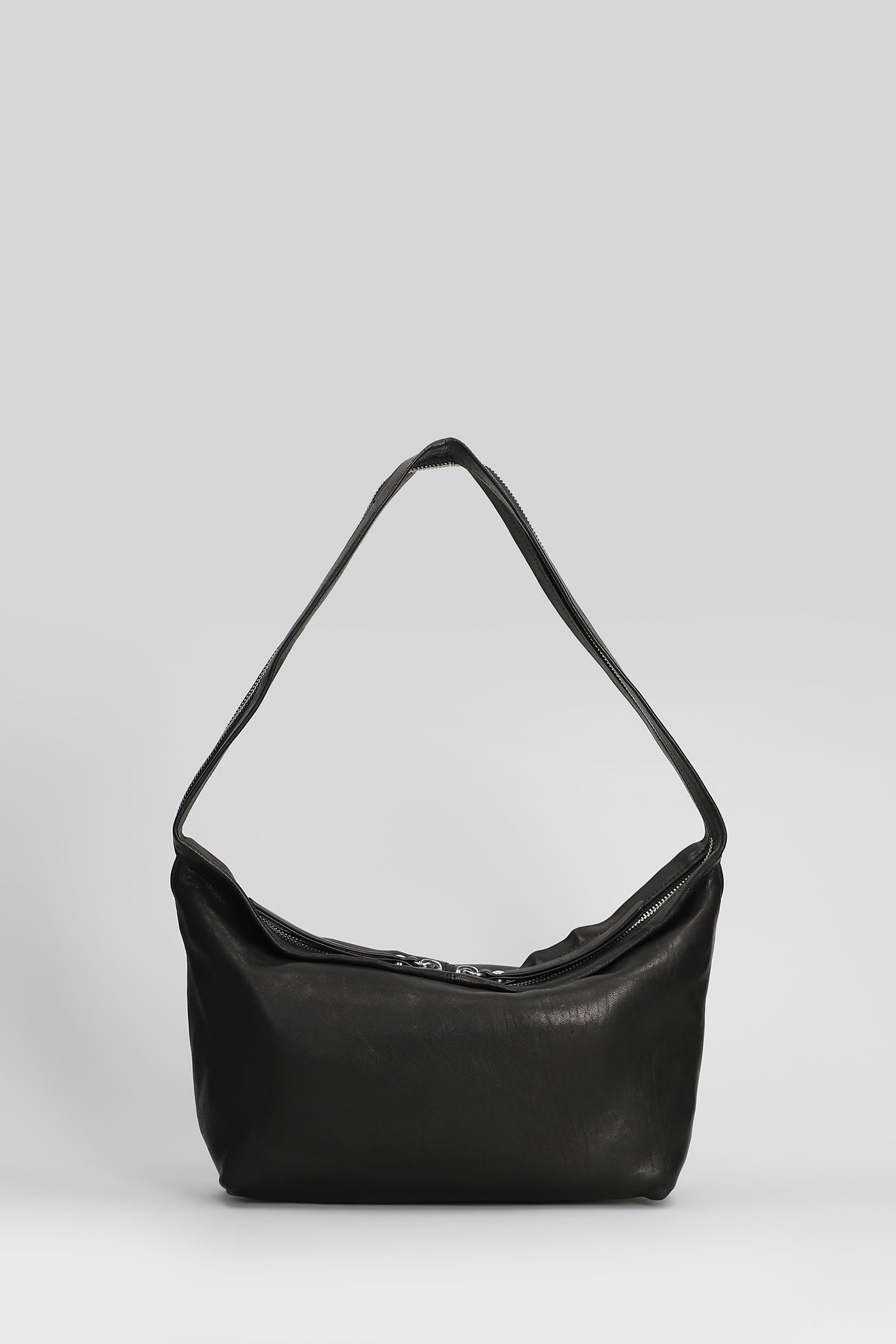Ann Demeulemeester Lusi Shoulder Bag In Black Leather In Black