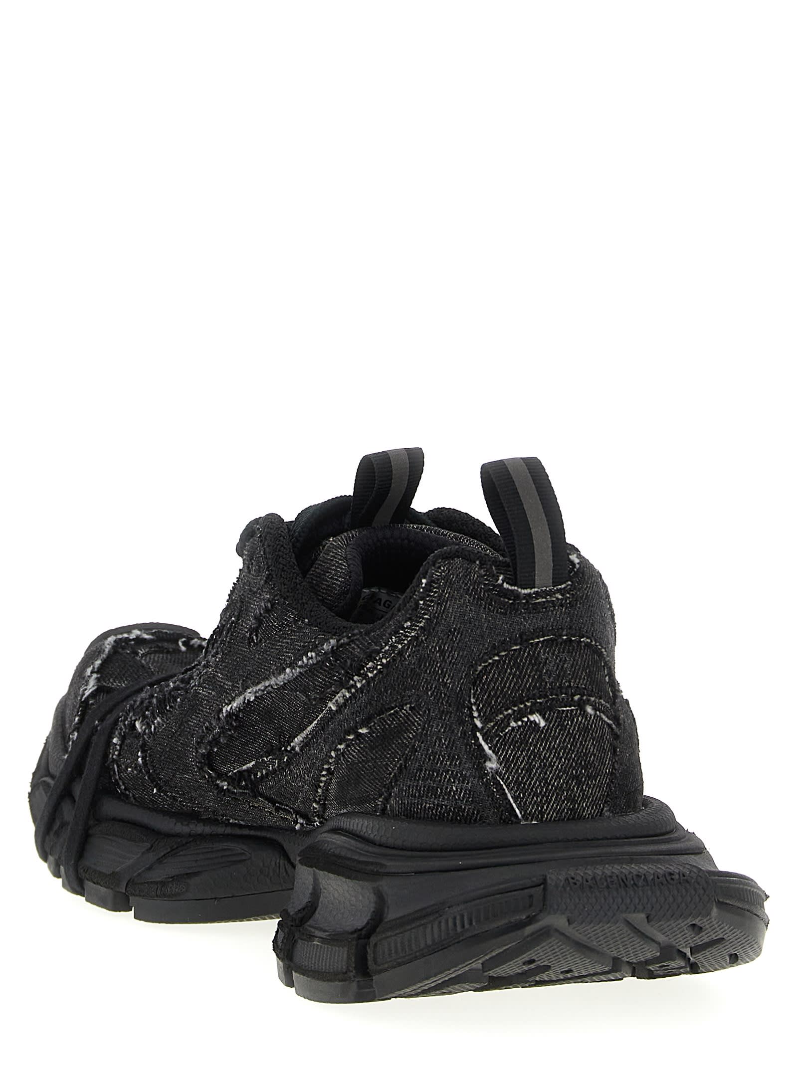 Balenciaga Embossed 3xl Sneakers In Black