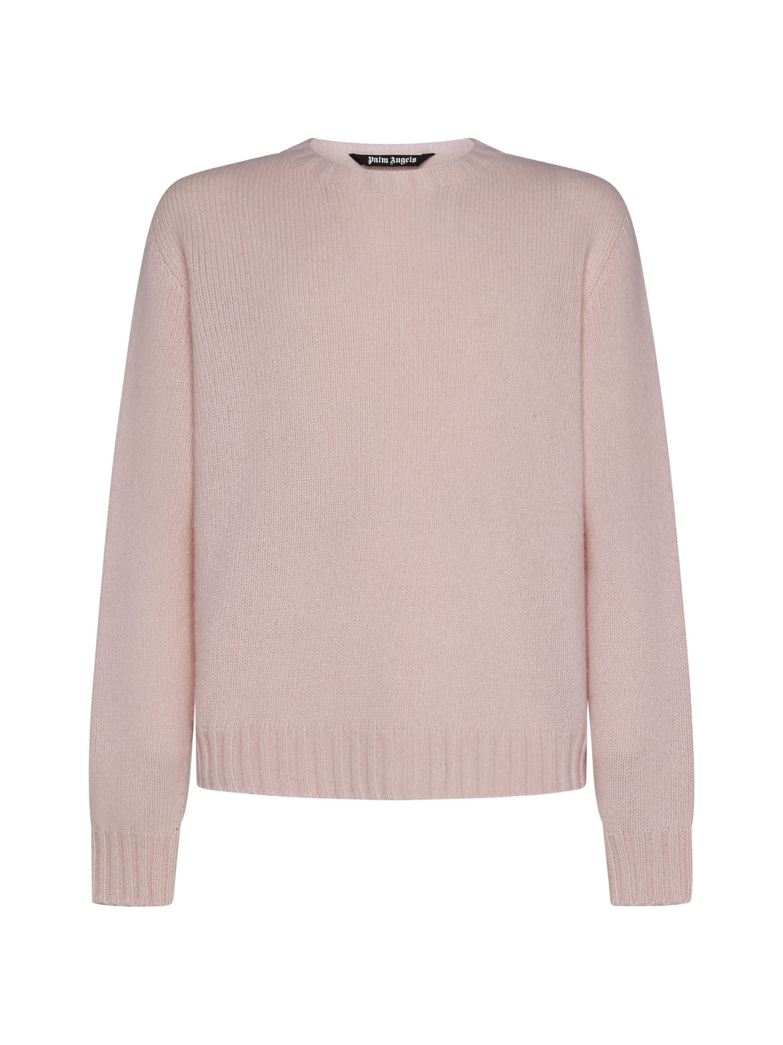 Shop Palm Angels Sweater In Pink White