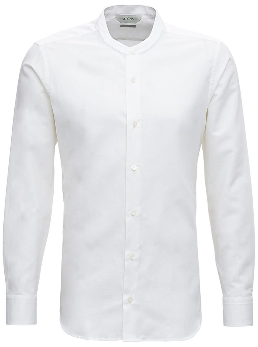 Z Zegna White Linen Shirt