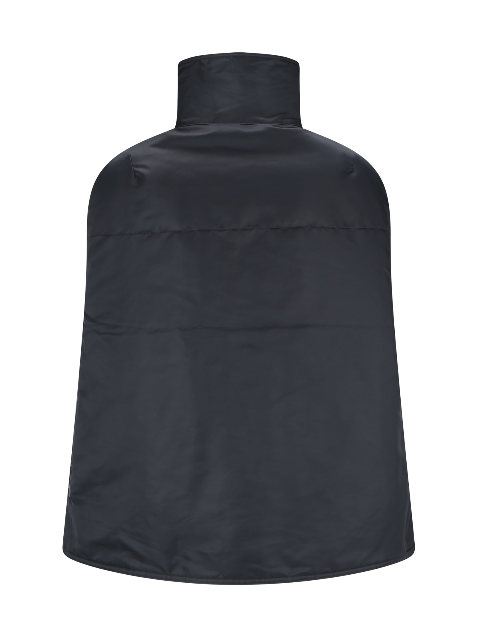 Shop Coperni Bomber Cape Jacket In Black