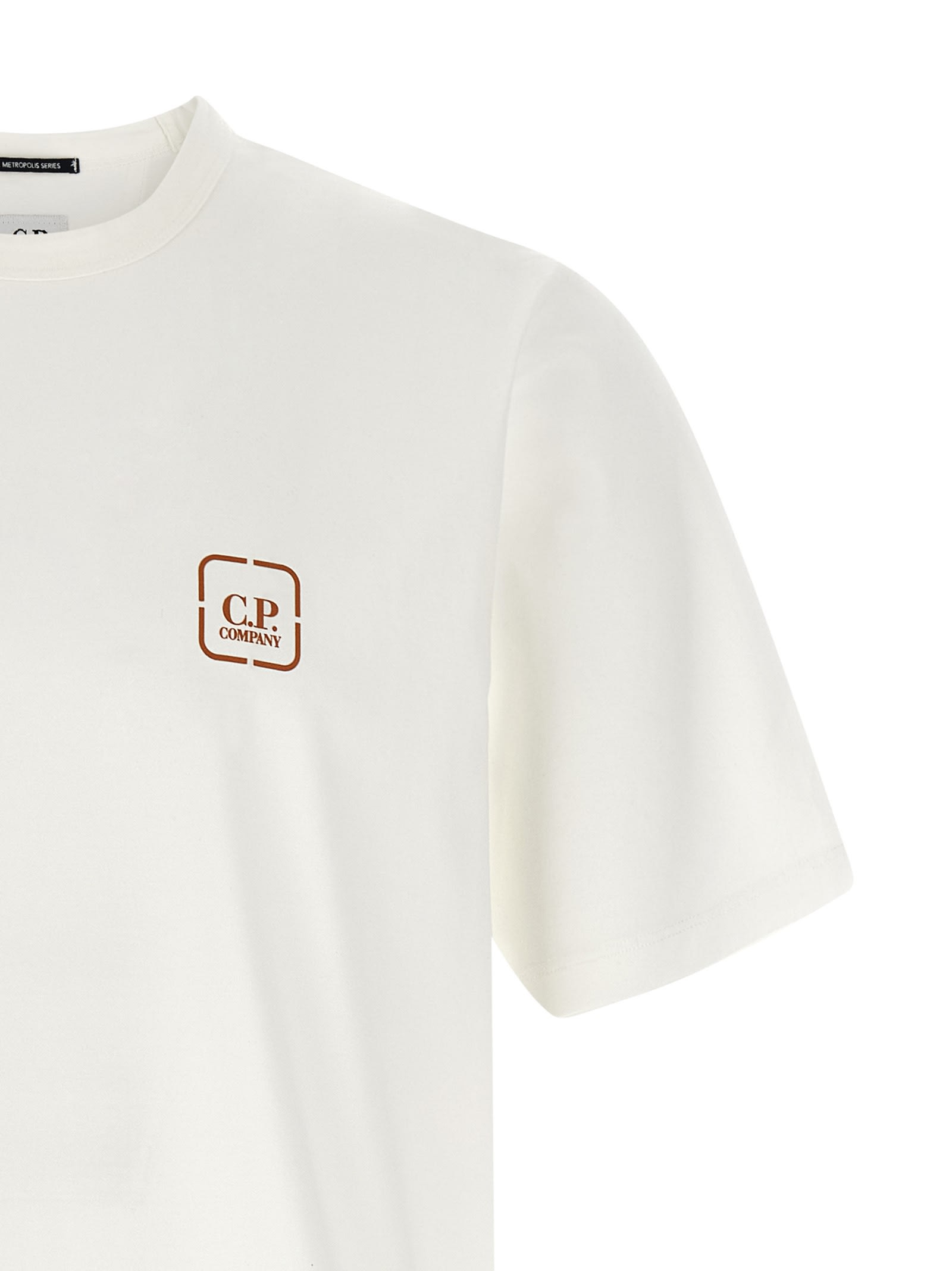 C.p. Company C. P. Company Double-sided Print T-shirt In White