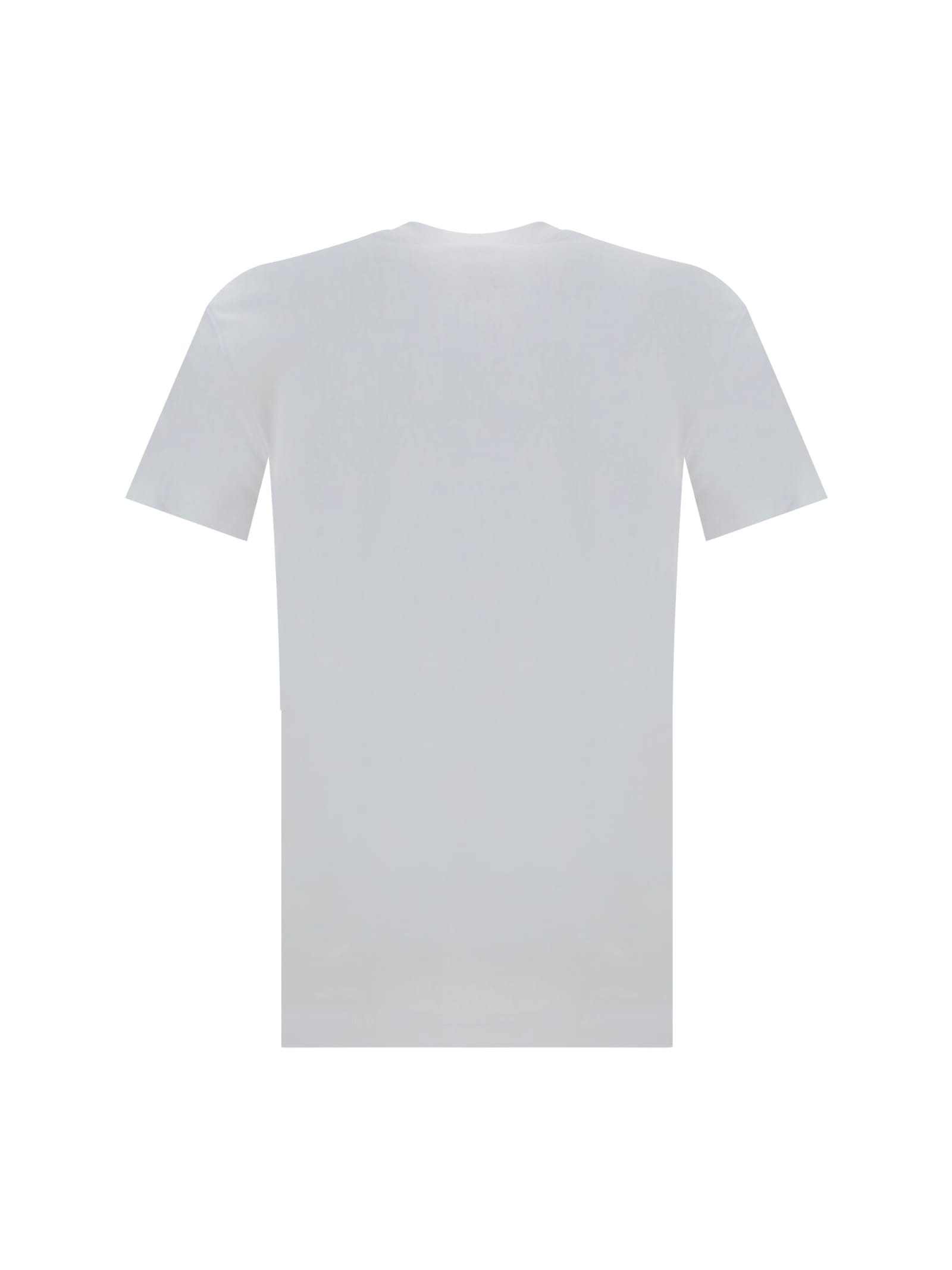 Shop Moschino T-shirt In Multi White 1