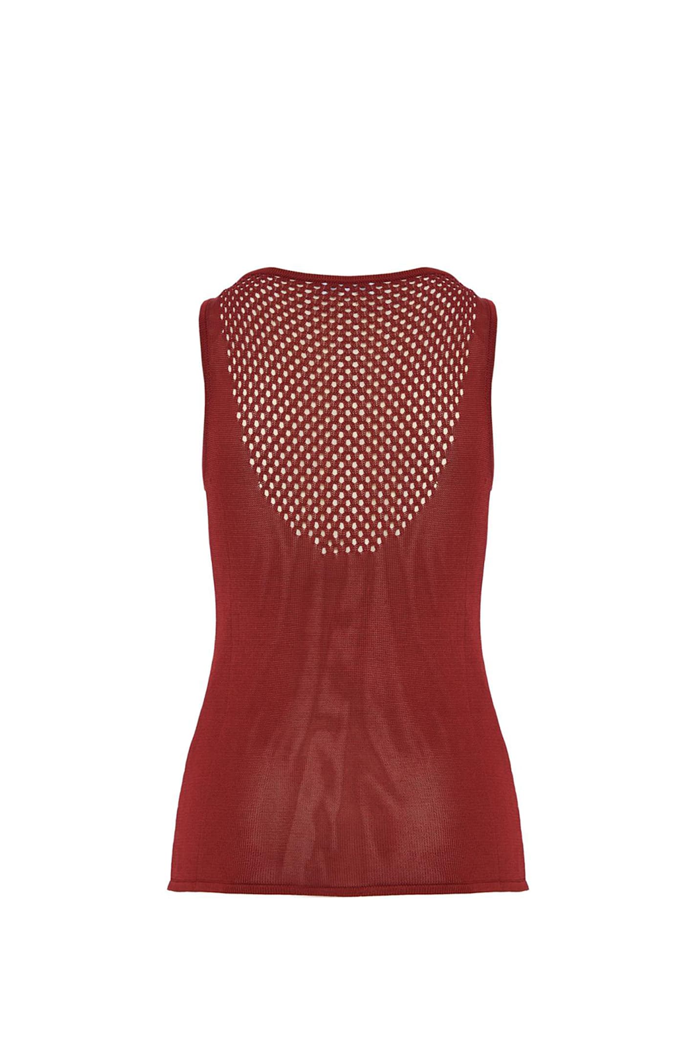 Shop Rabanne Top In Red