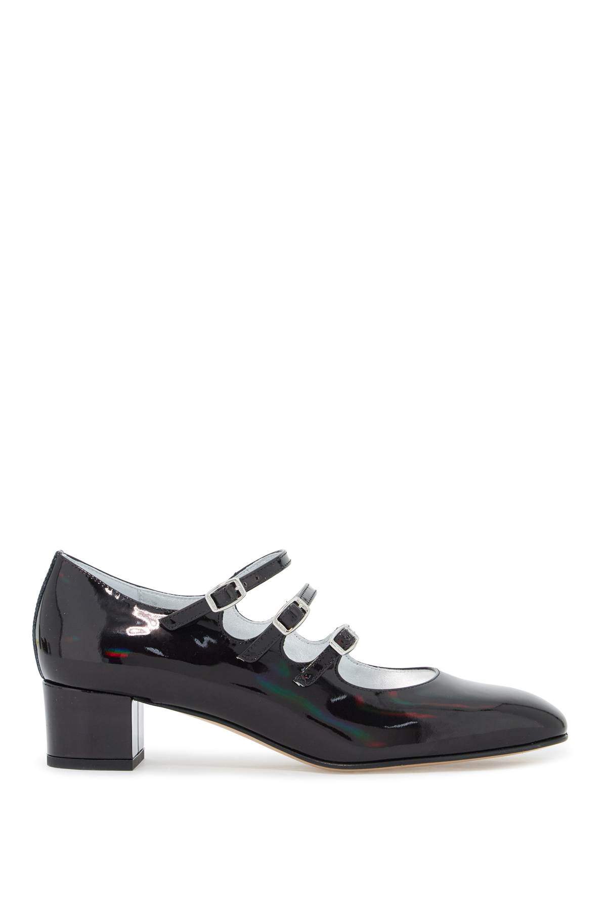 Shop Carel Metallic Mary Jane K In Black