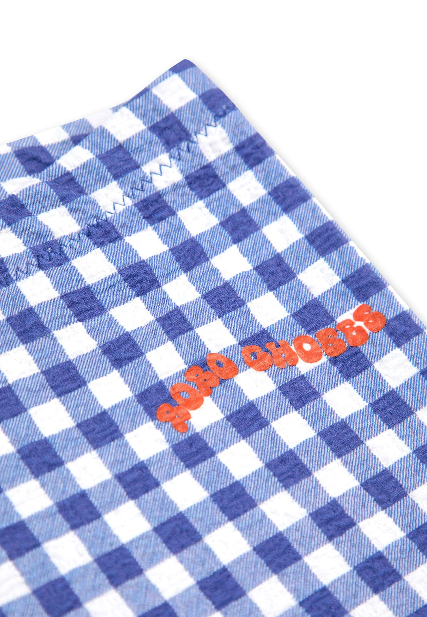 Bobo Choses Blue Leggings For Girl With Logo In Blue