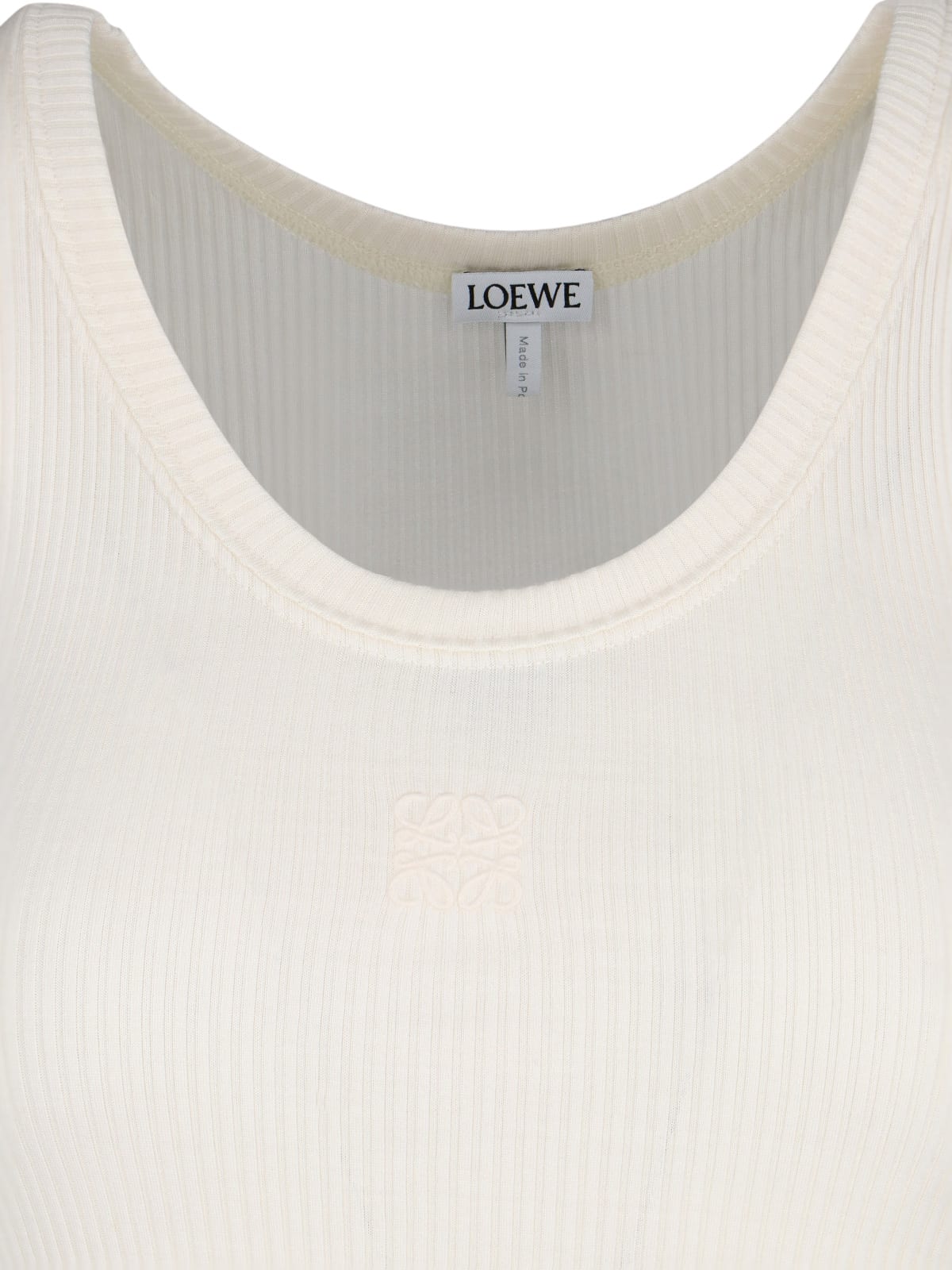 Loewe Anagram Tank Top In Neutral