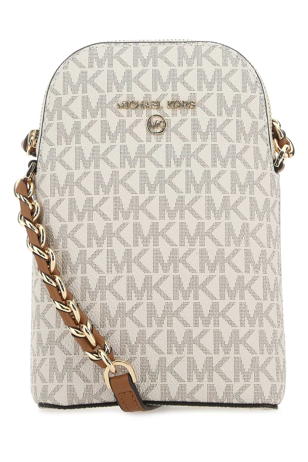 Printed Leather Crossbody Bag