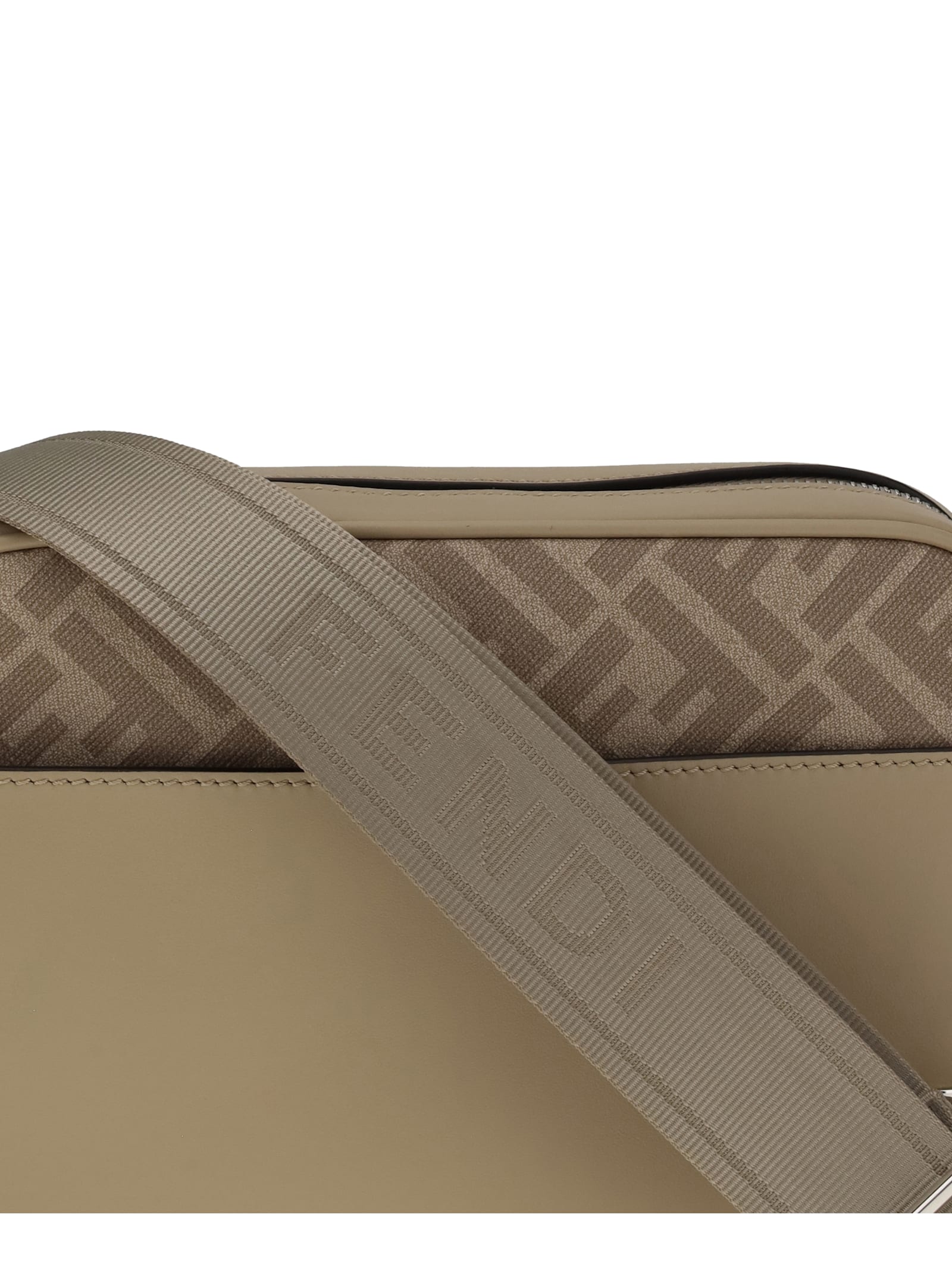 Fendi Men Camera Case Squared Ff Shoulder Bag