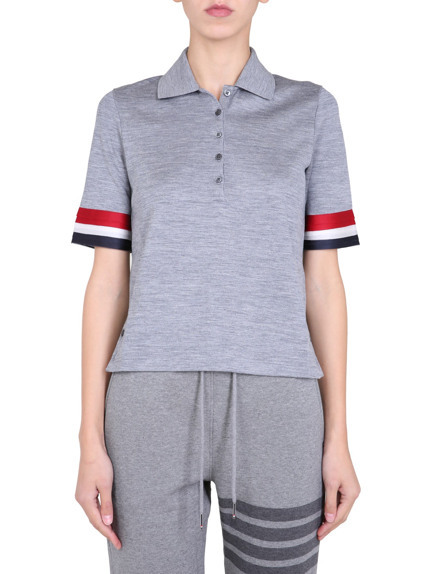 THOM BROWNE REGULAR FIT POLO,FJP037A 05596055