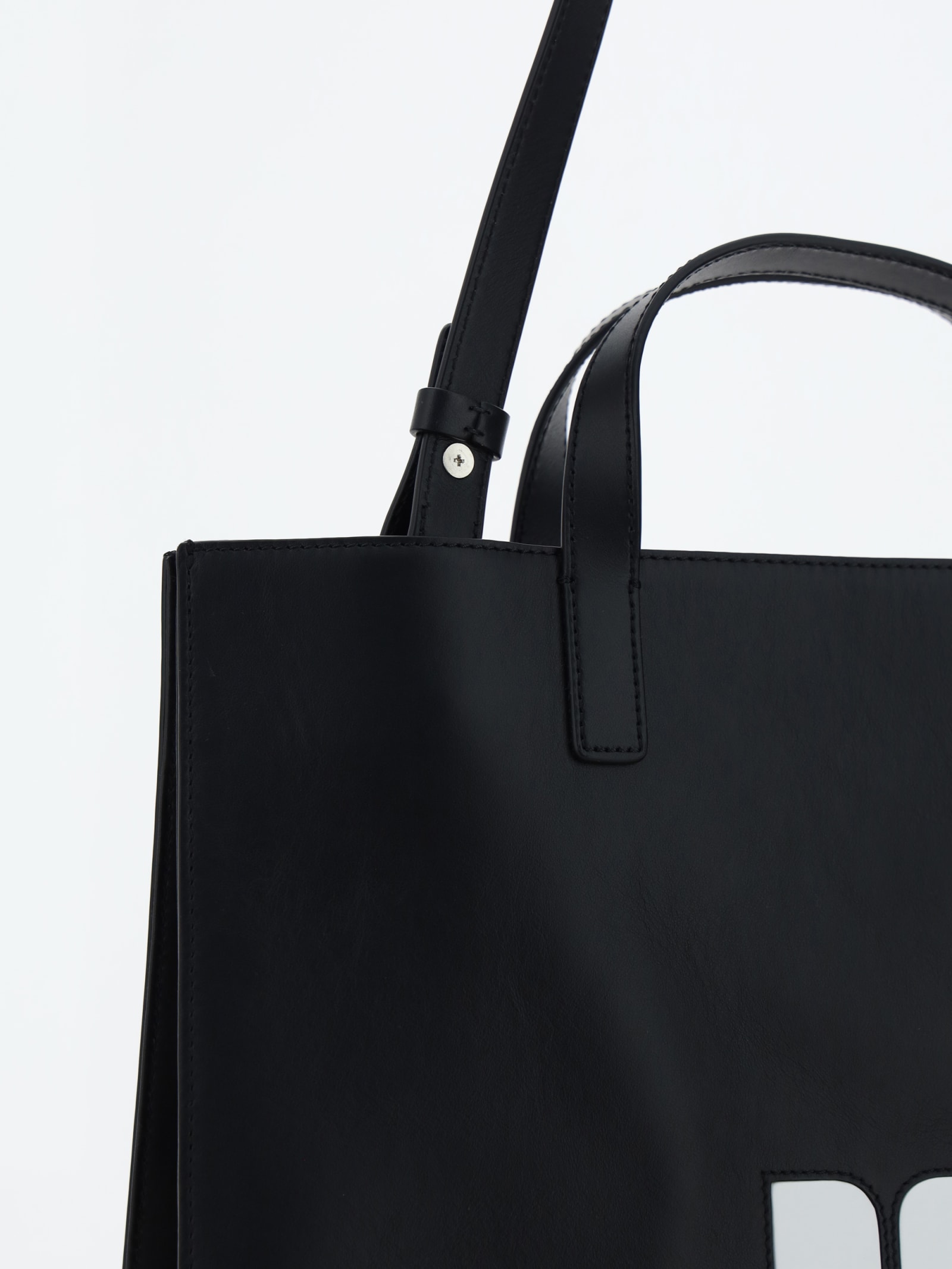 Shop Courrèges Heritage Handbag In Black