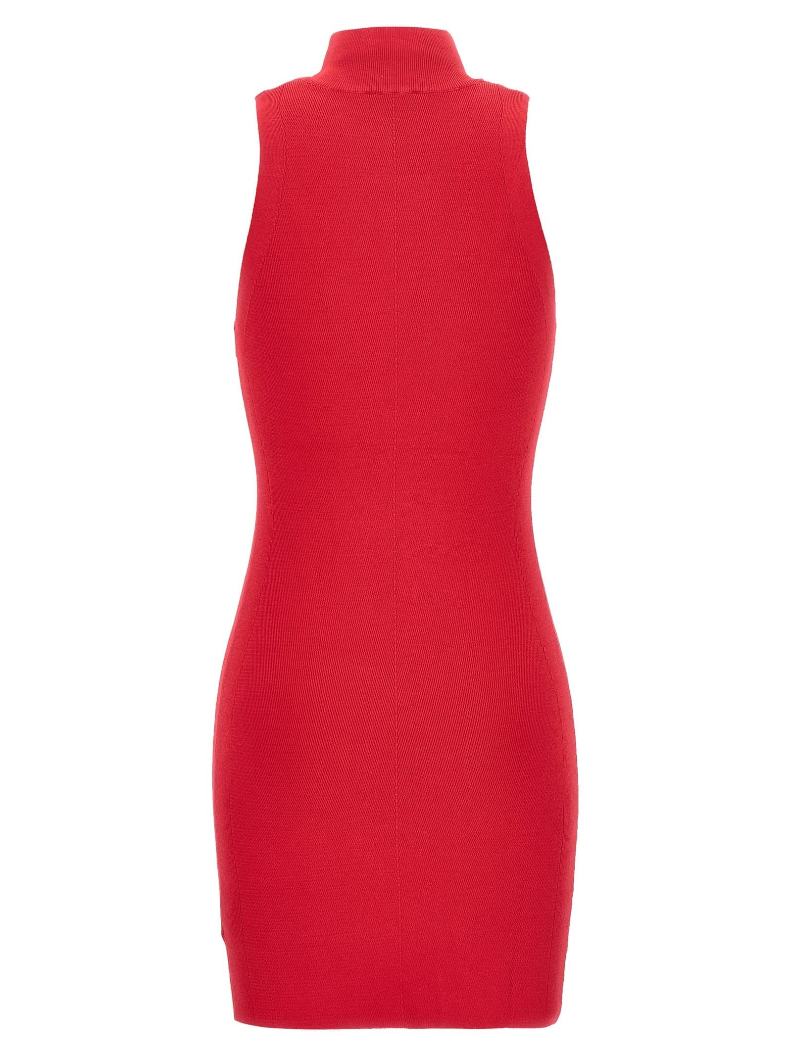 Shop Diesel Red M-onervax Dress