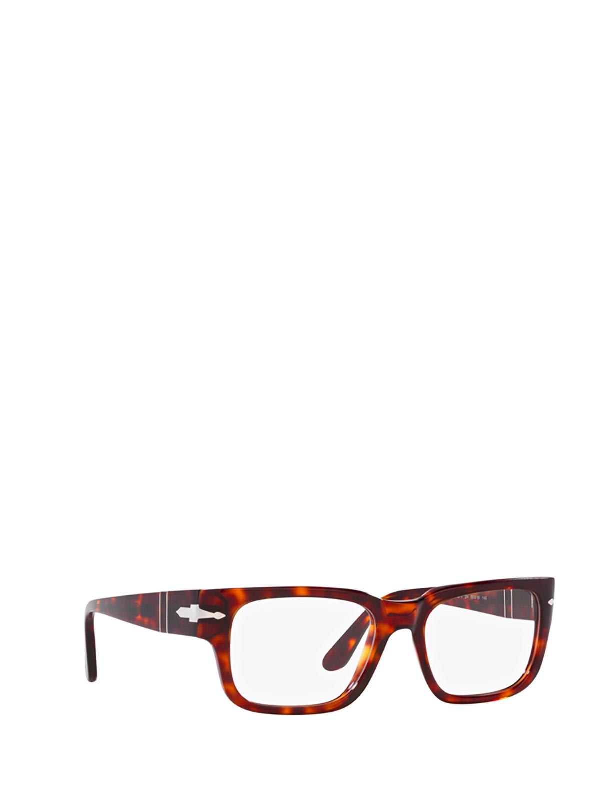 Shop Persol Rectangle-frame Glasses In 24