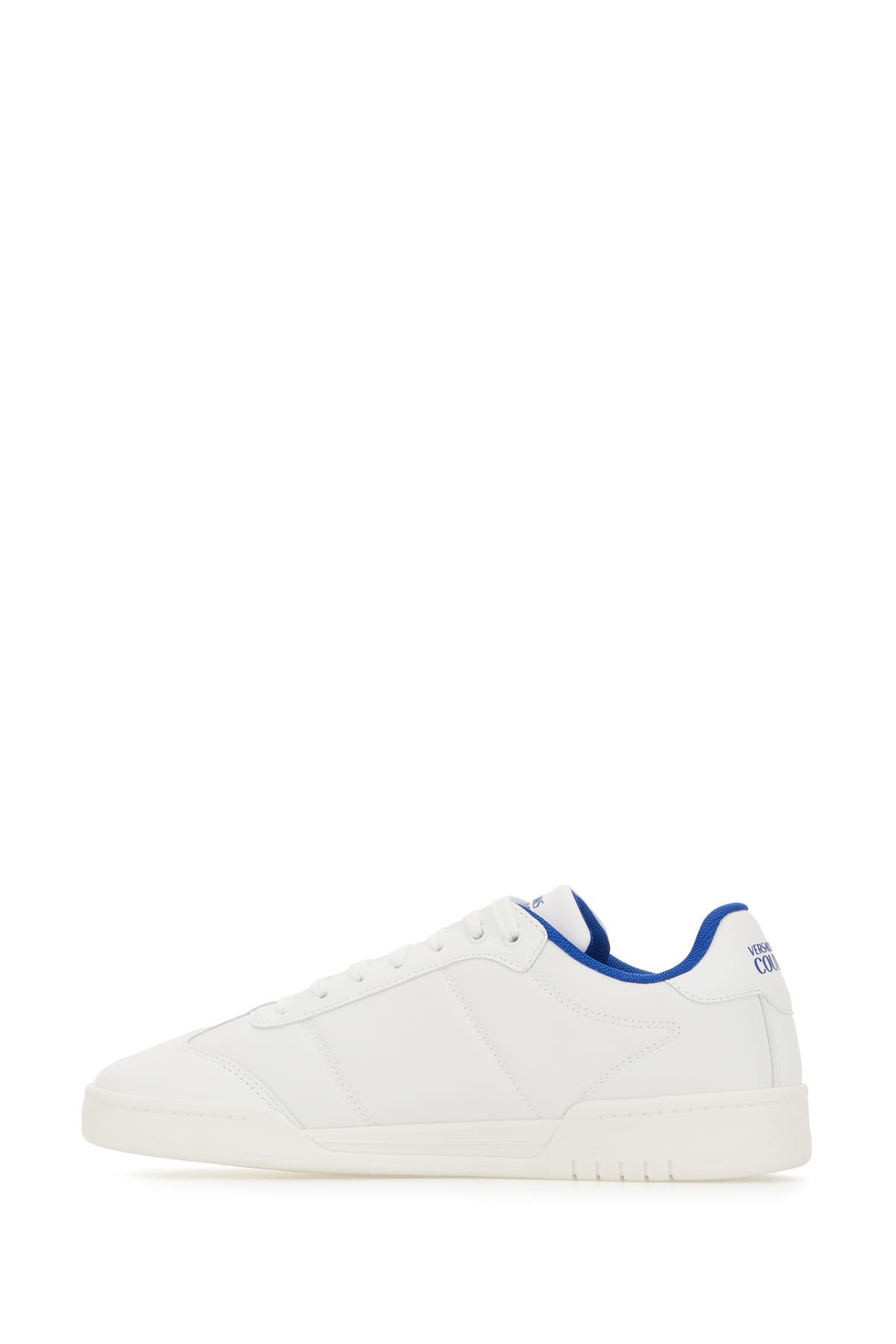Versace Jeans Couture White Fabric Sneakers