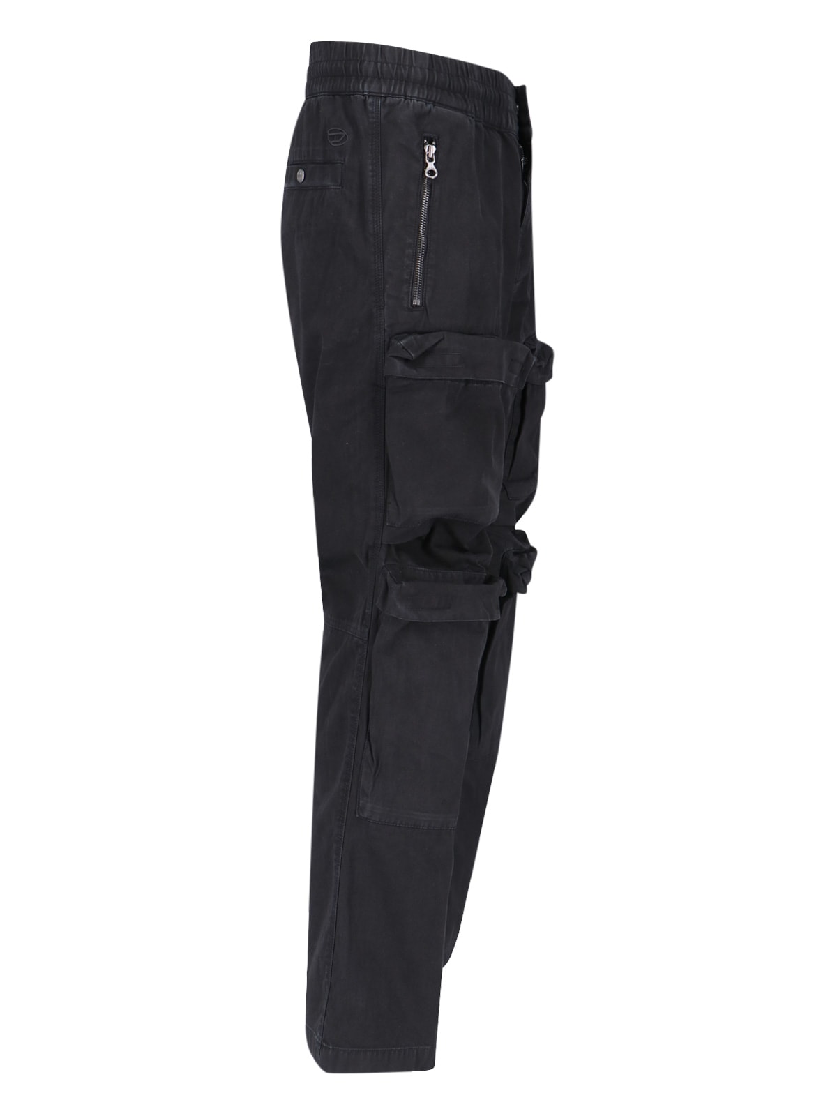 Shop Diesel P-danzel Cargo Pants In Black