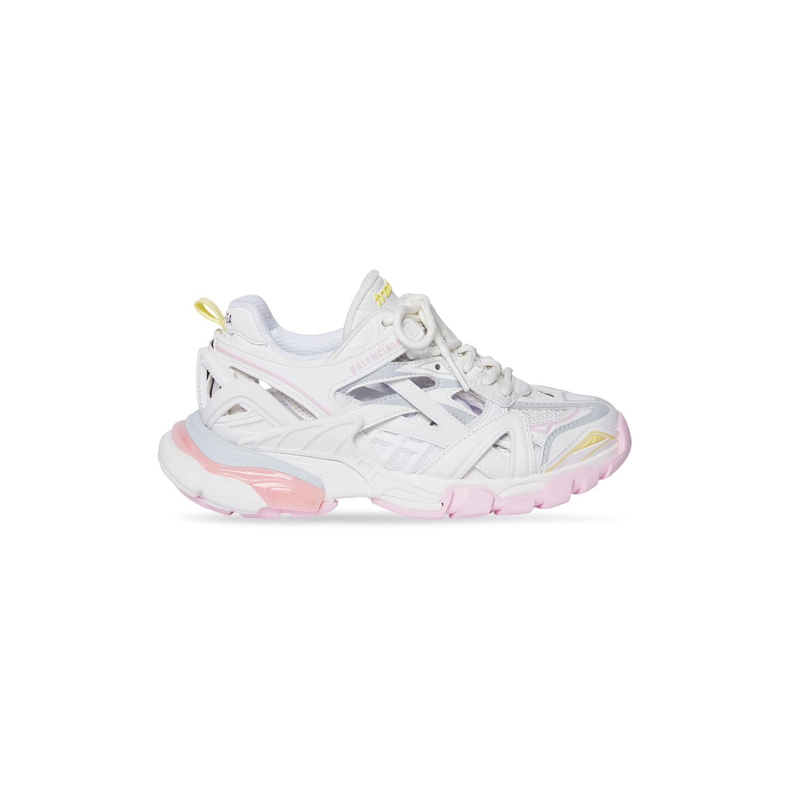 Balenciaga White Track.2 Sneakers With Multicolored Details