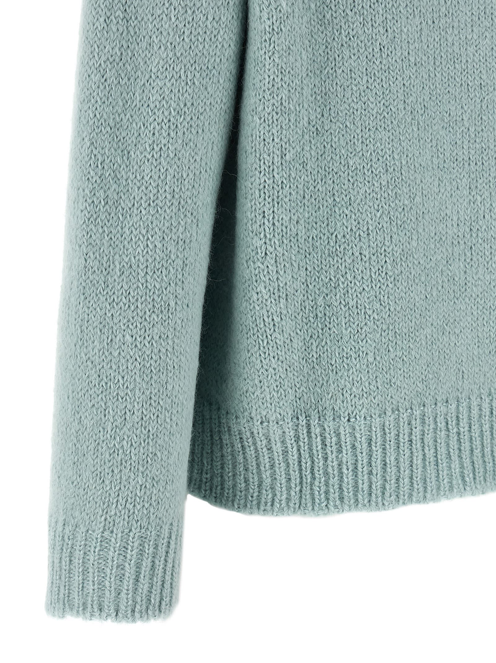 Jil Sander Crewneck Sweater Sweaters And Cardigans Light Blue In Blue