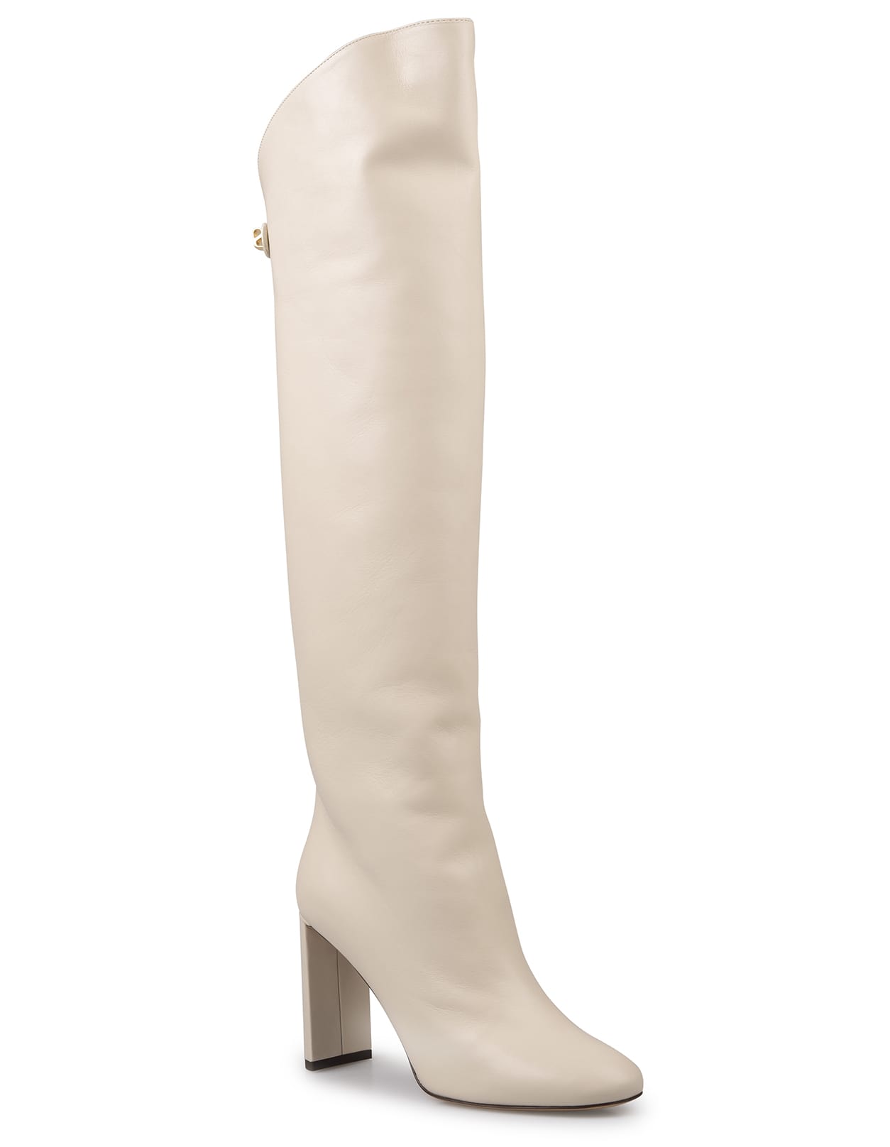 Shop Maison Skorpios Cream Adriana Boot In White
