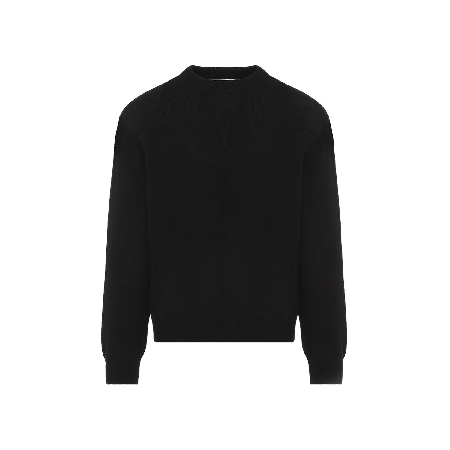 Shop Jil Sander Wool-blend Pullover In Black