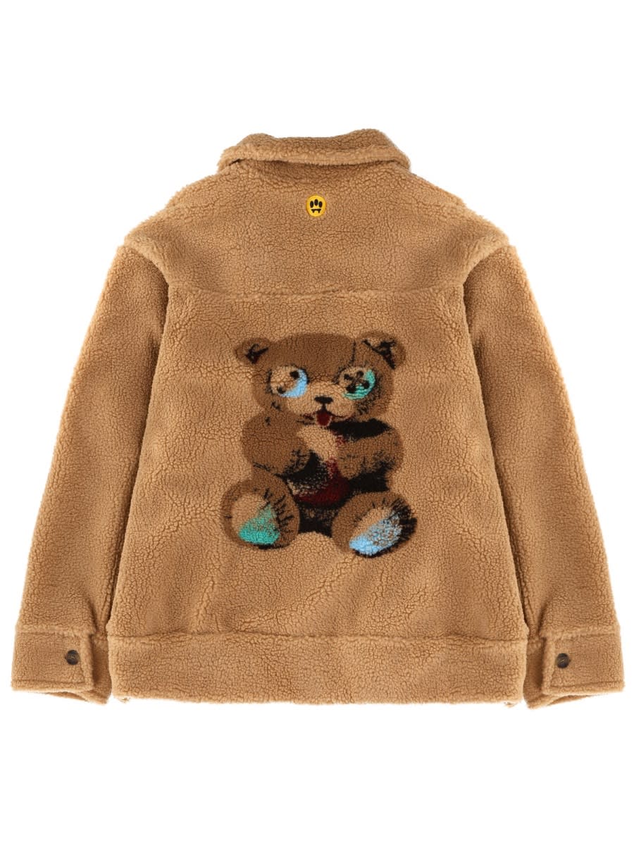 Barrow Teddy Jacket In Brown