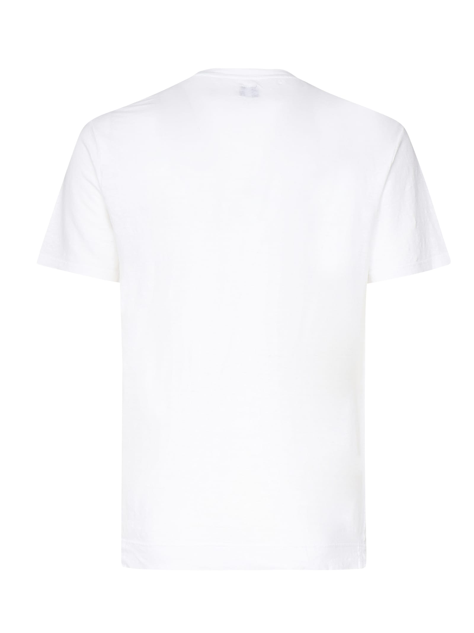 Fedeli Short-sleeves Linen T-shirt In Pattern
