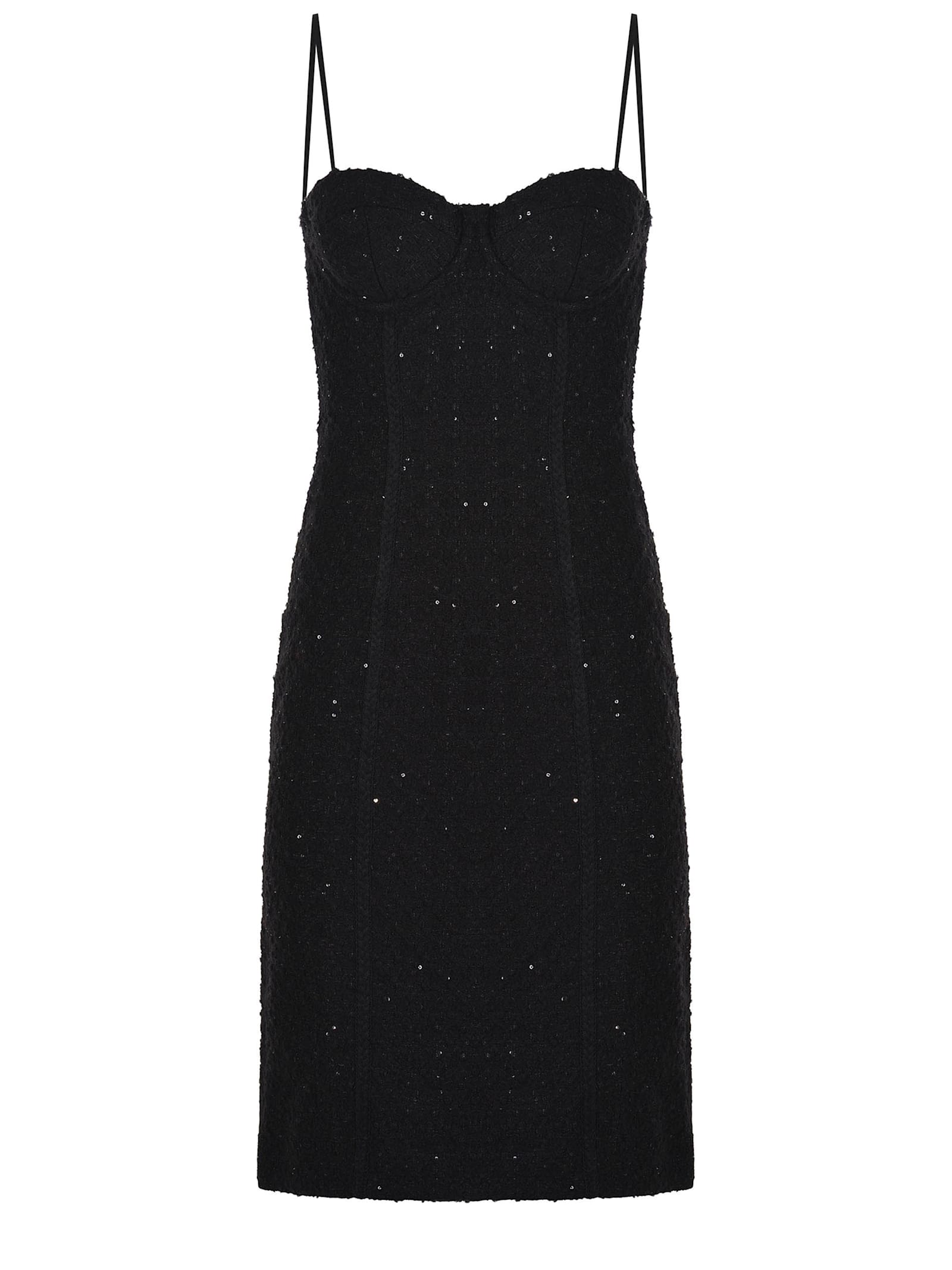 Bouclè Midi Dress