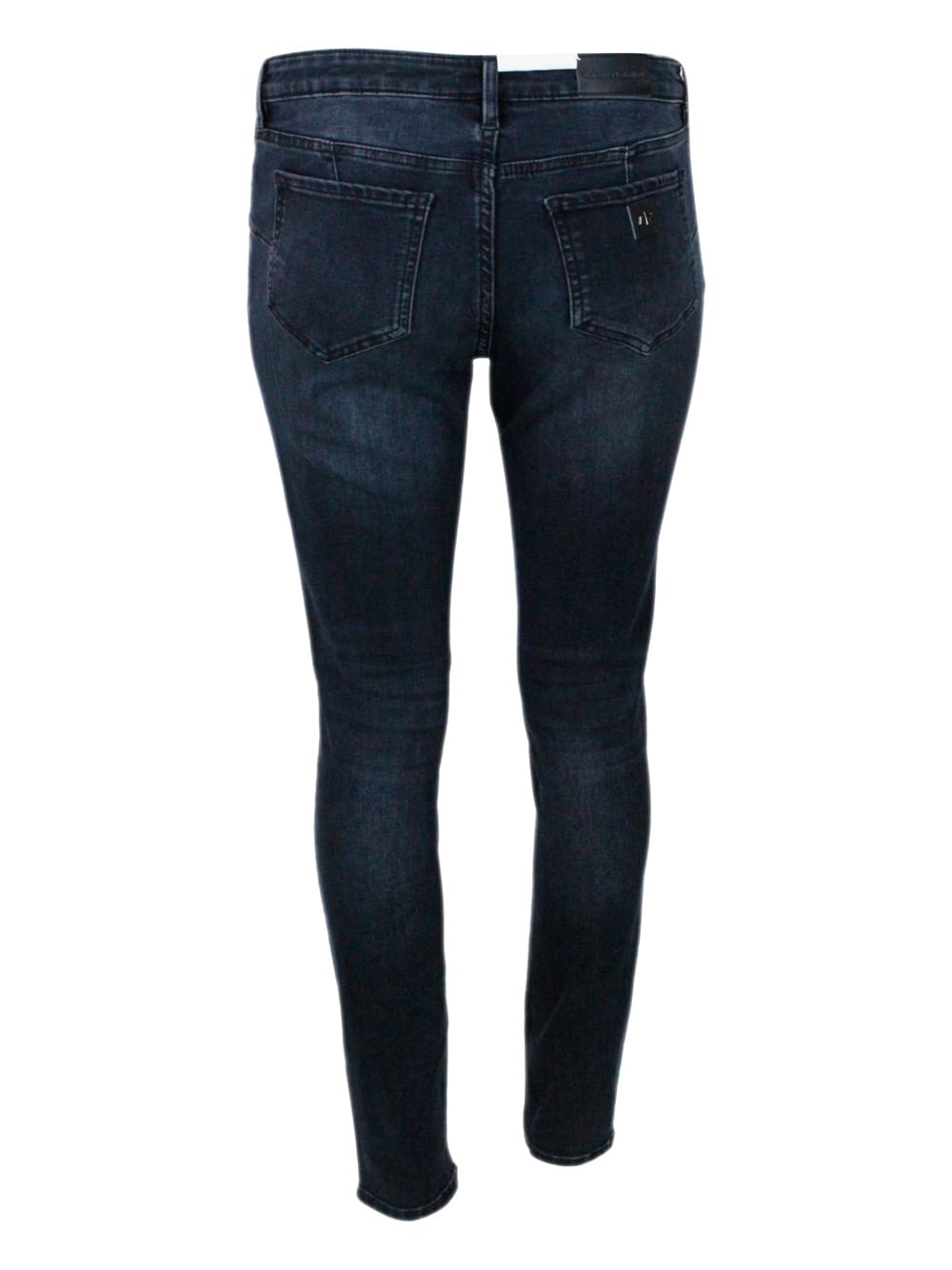 Shop Armani Exchange Pants In Denim