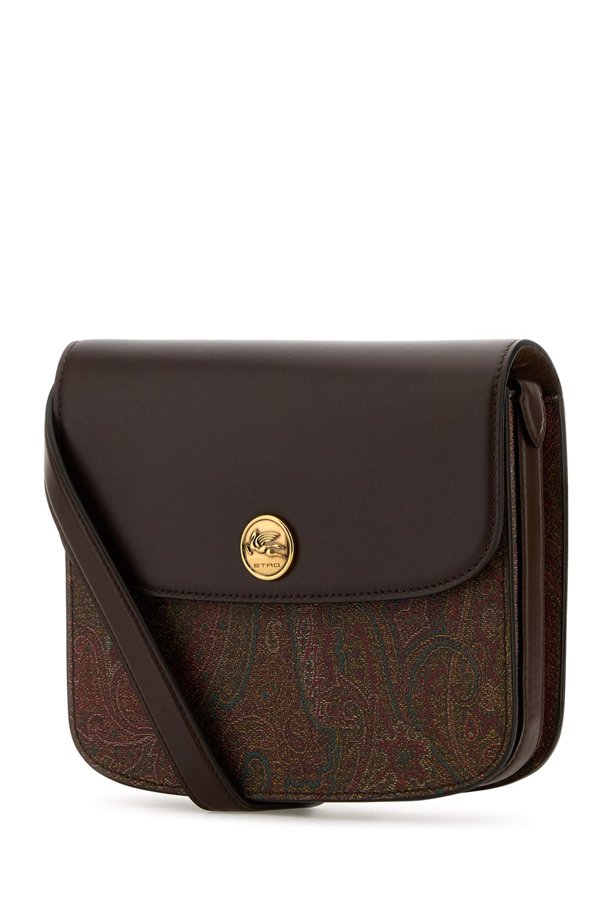 Shop Etro Crossbody  Essential S Arnica + Pelle Unita In M0019