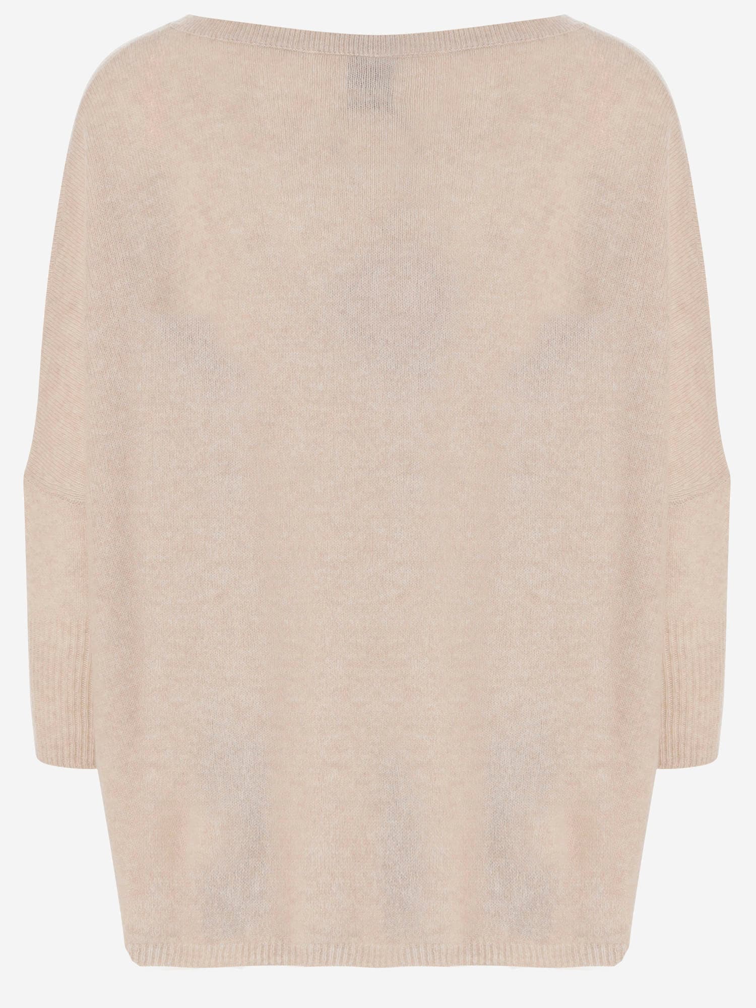Allude Wool Blend Pullover With Rhinestones And Studs