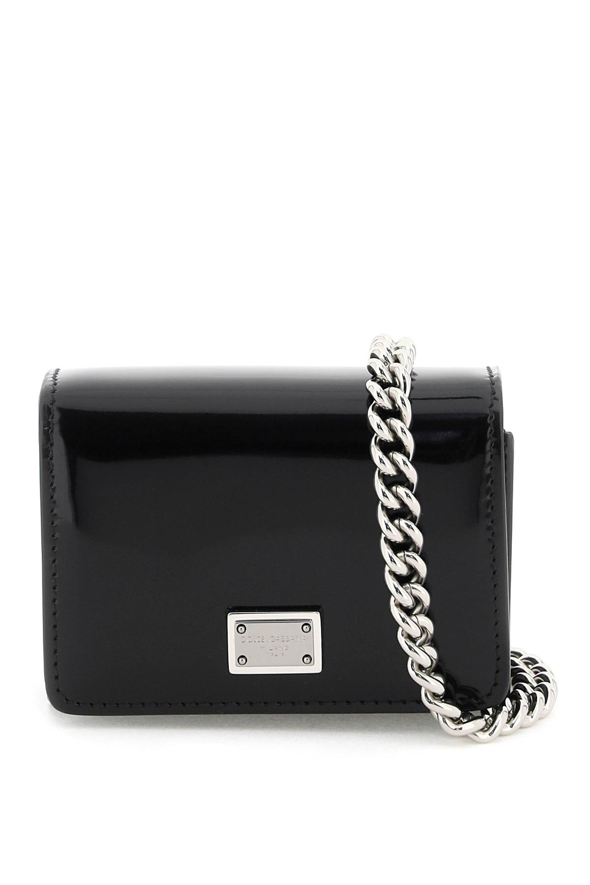Dolce & Gabbana Patent Leather Mini Crossbody Bag