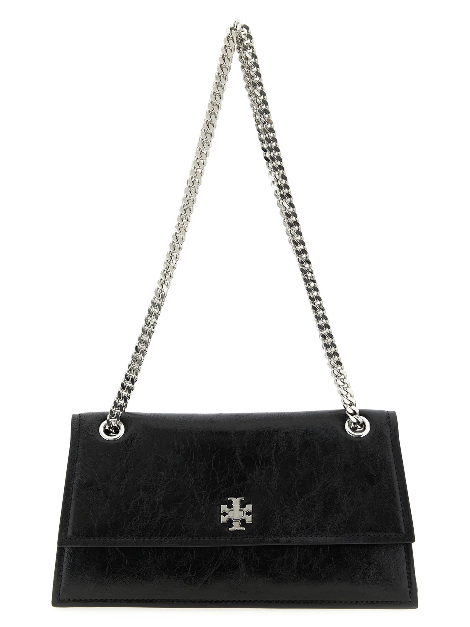 Tory Burch Kira Turnlock Shoulder Bag In Black