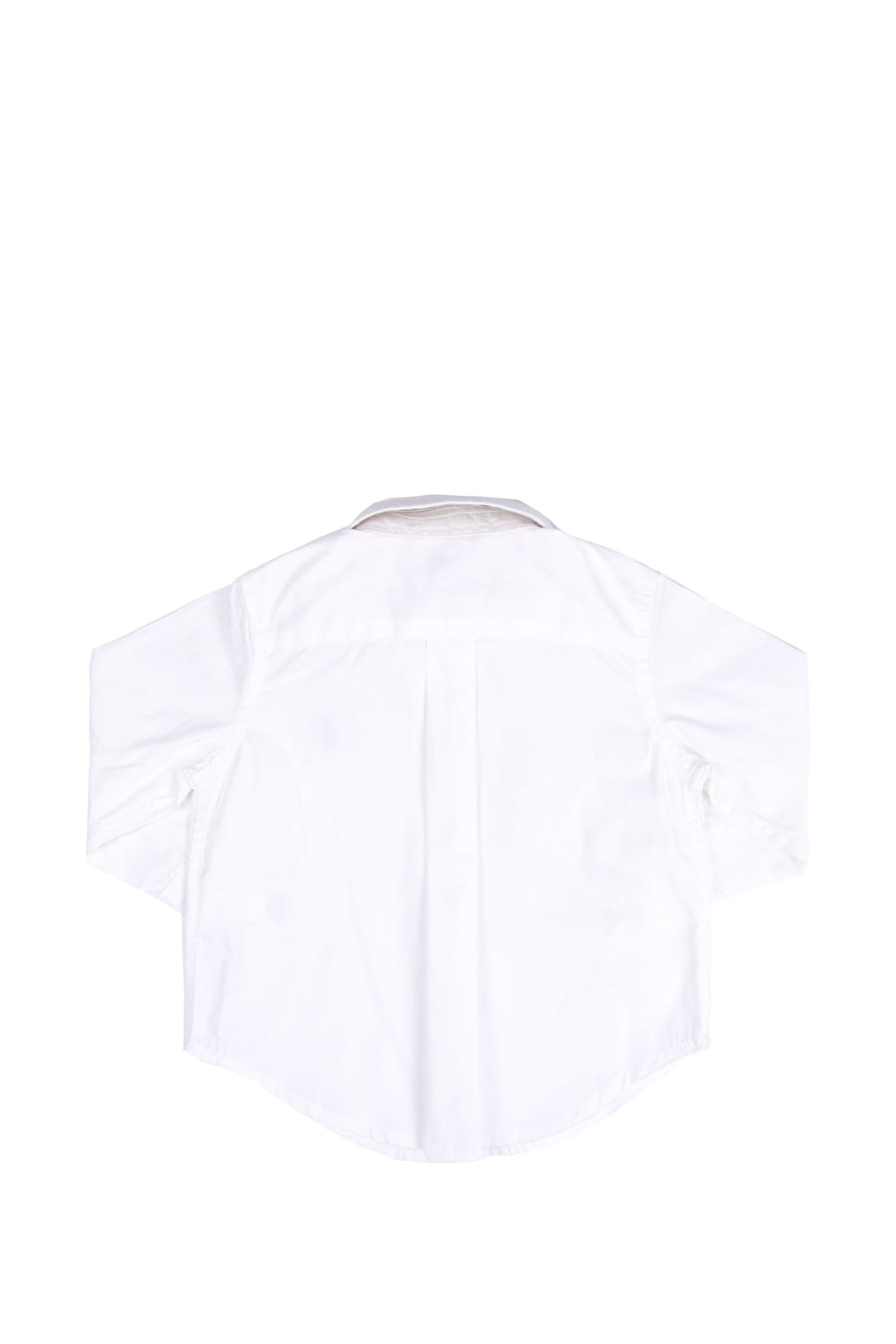 Shop Ralph Lauren Cotton Shirt In White
