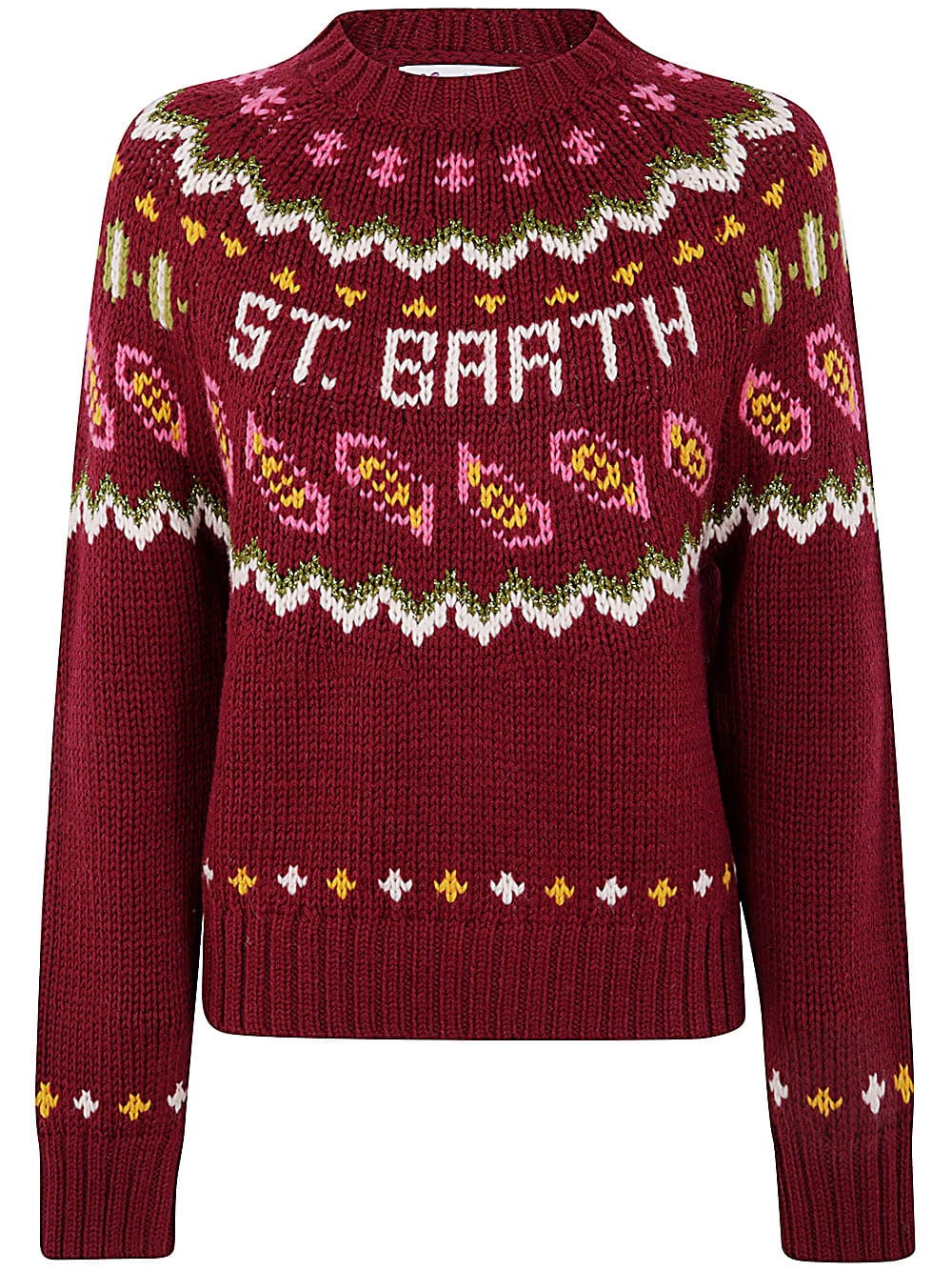 Shop Mc2 Saint Barth Kyla Nordic New Crewneck Sweater In Sb Nordic